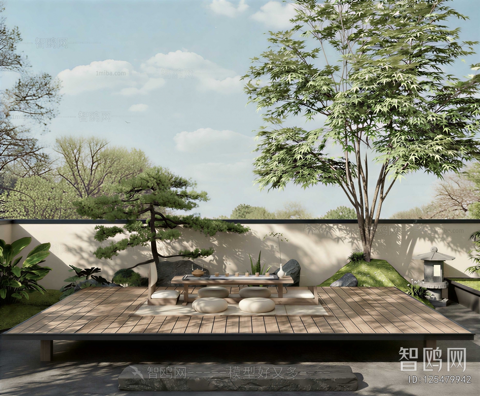 Modern Courtyard/landscape