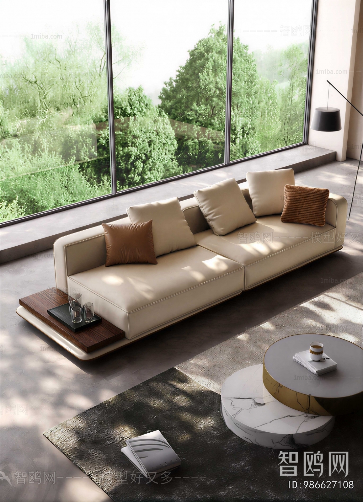Modern Multi Person Sofa