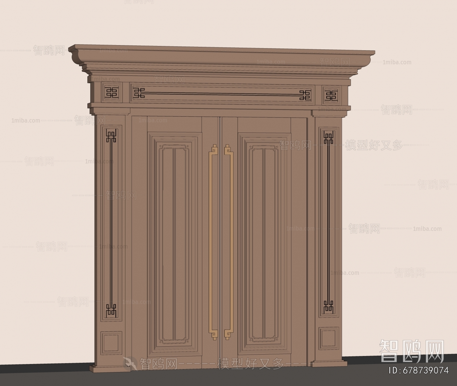 Chinese Style Entrance Door