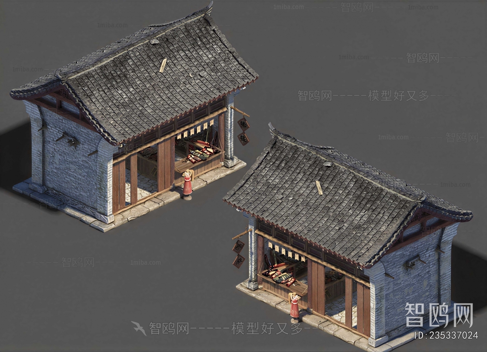 Chinese Style Ancient Architectural Buildings