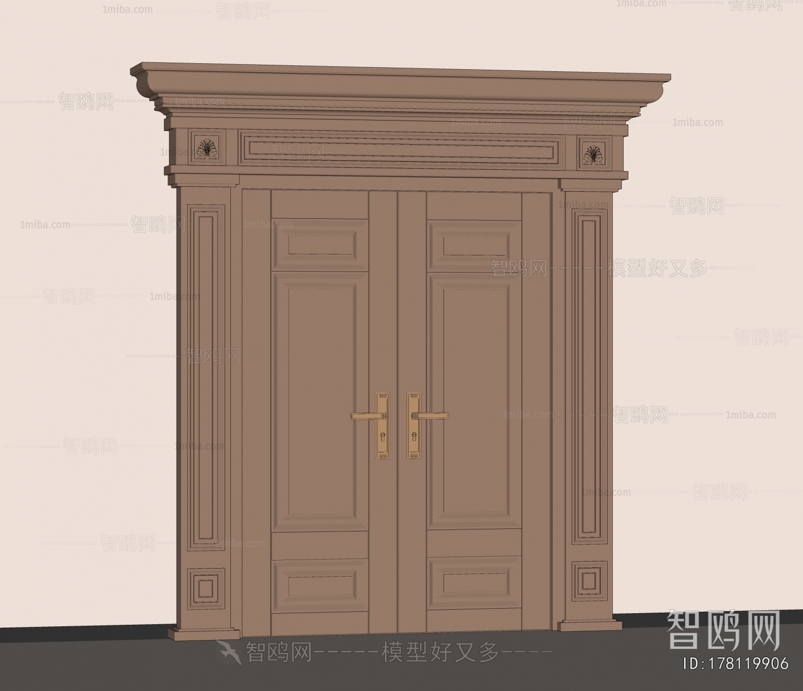Chinese Style Entrance Door