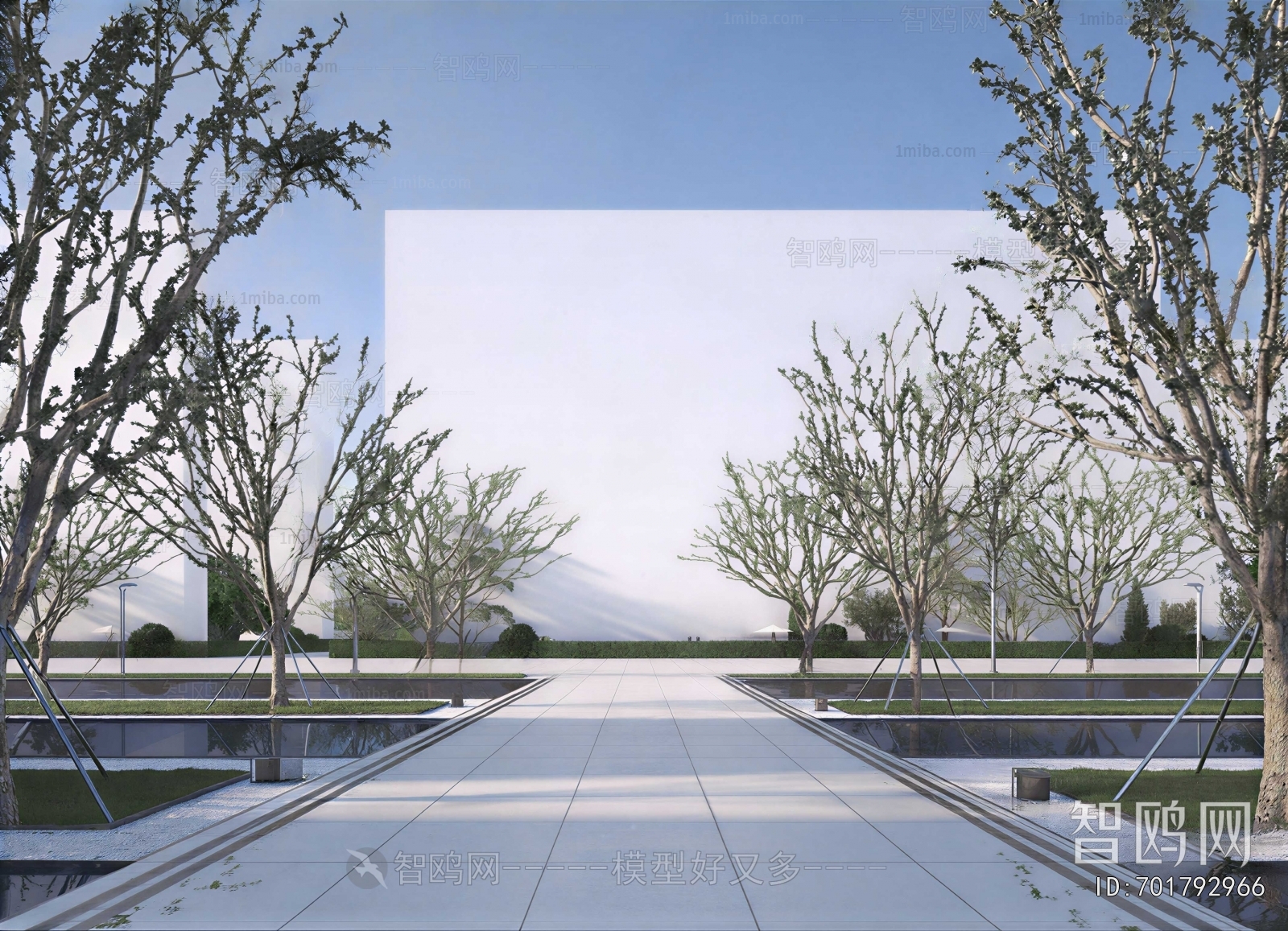 Modern Courtyard/landscape