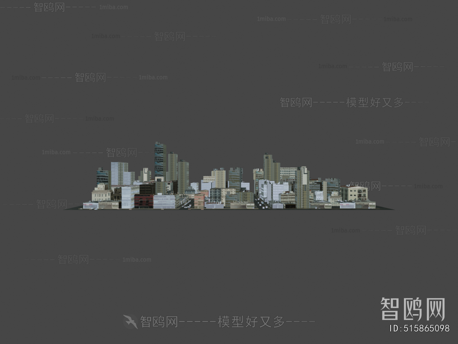 Modern Architectural Bird's-eye View Planning