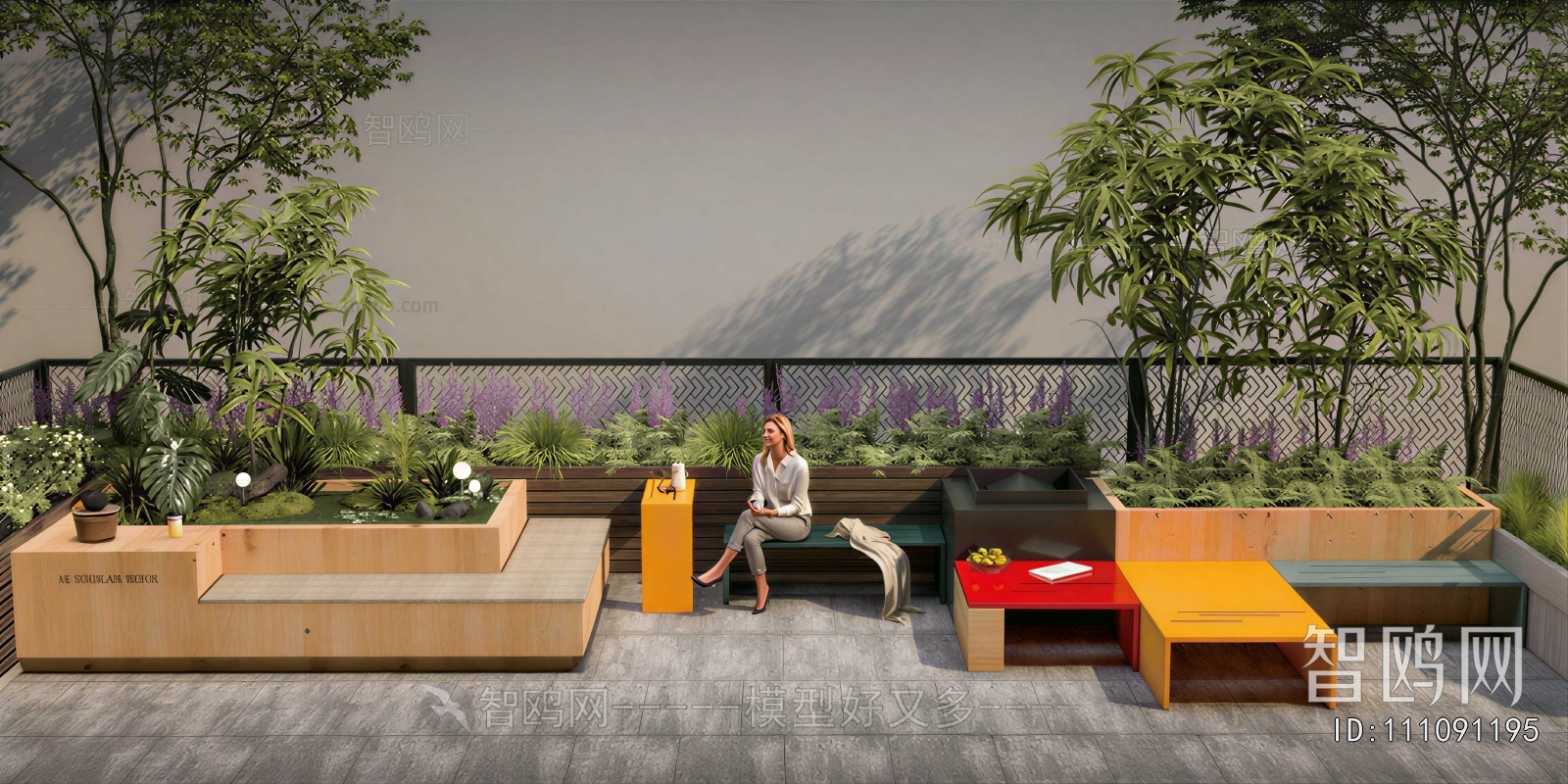Modern Courtyard/landscape