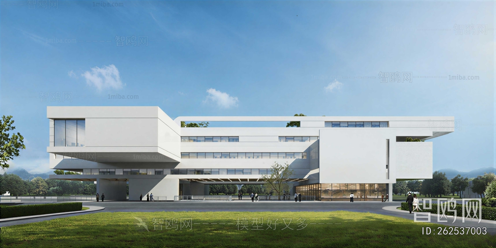 Modern Appearance Of Commercial Building