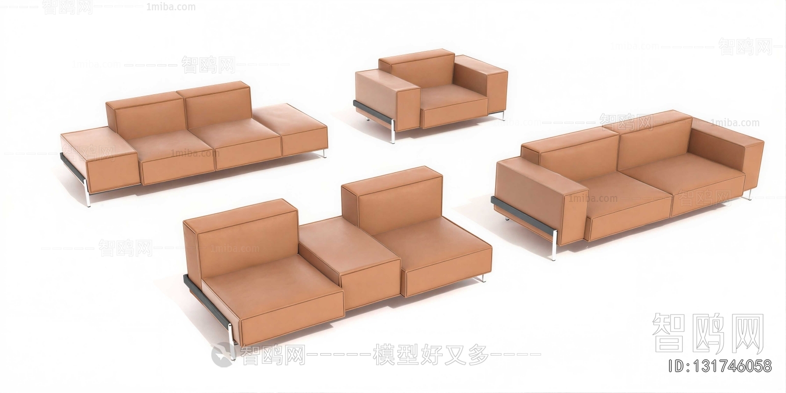 Modern Three-seat Sofa