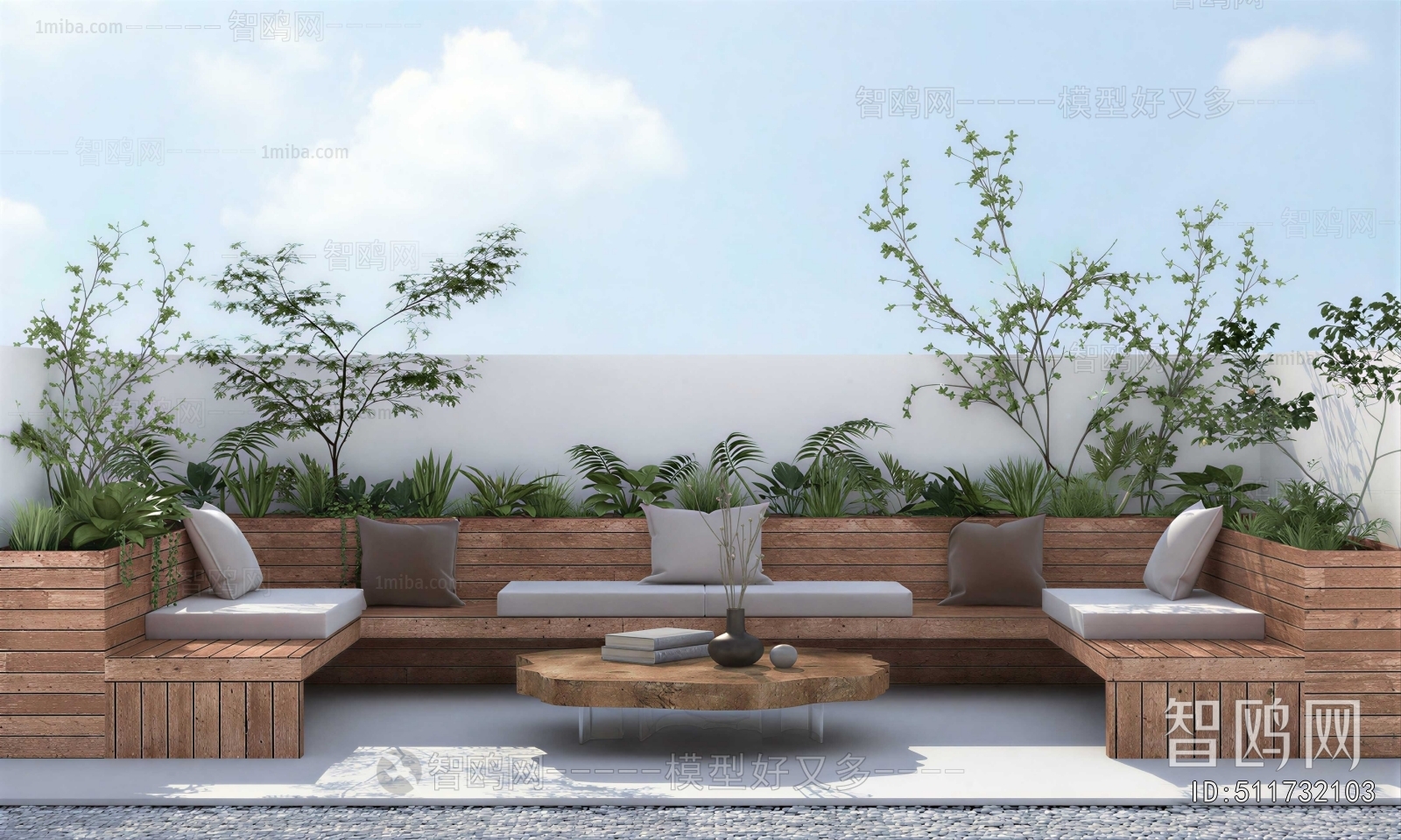 Modern Courtyard/landscape