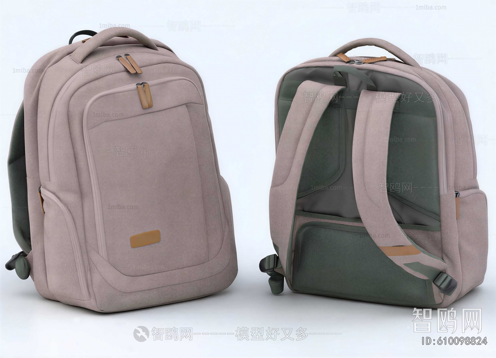 Modern Backpack And Backpack