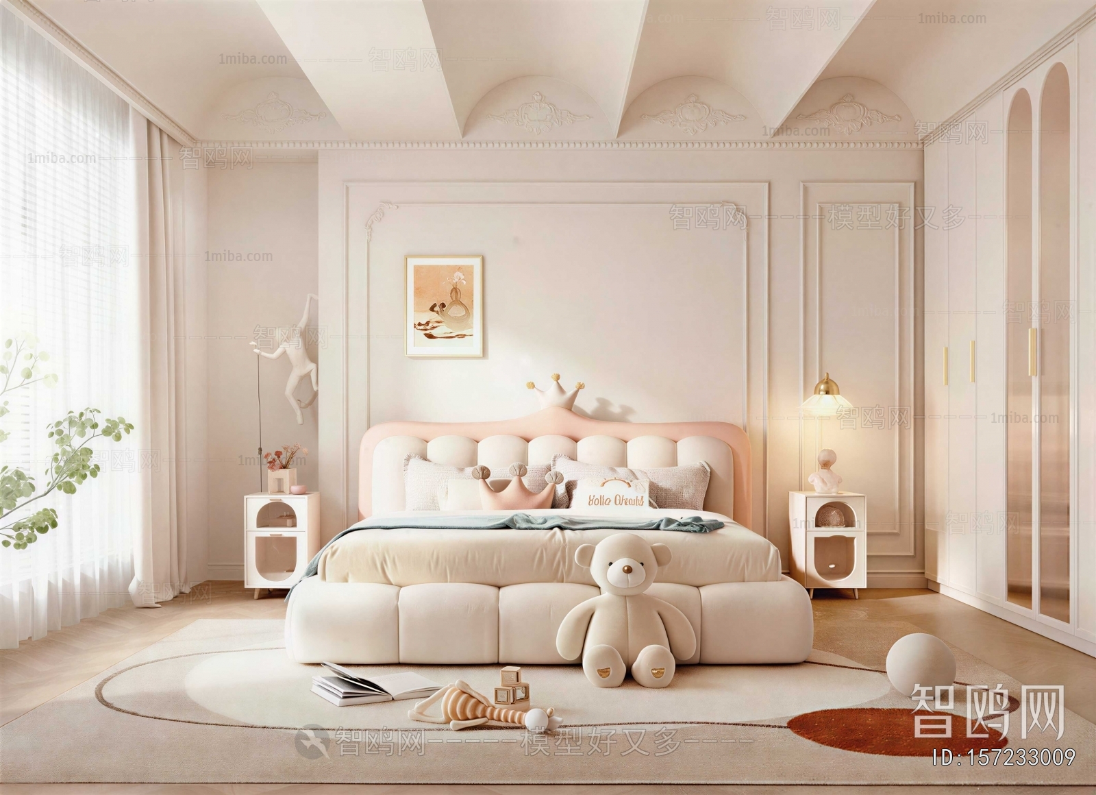 French Style Girl's Room Daughter's Room