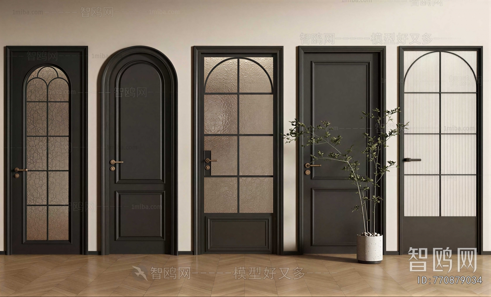 French Style Single Door