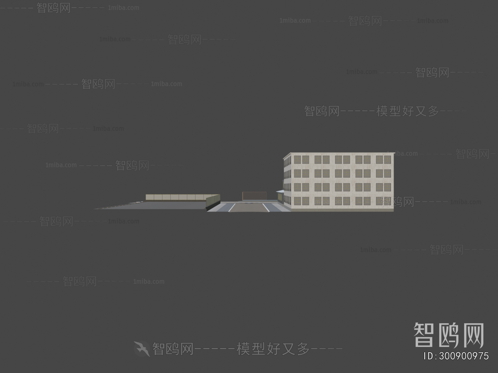 Modern Outdoor Parking Lot