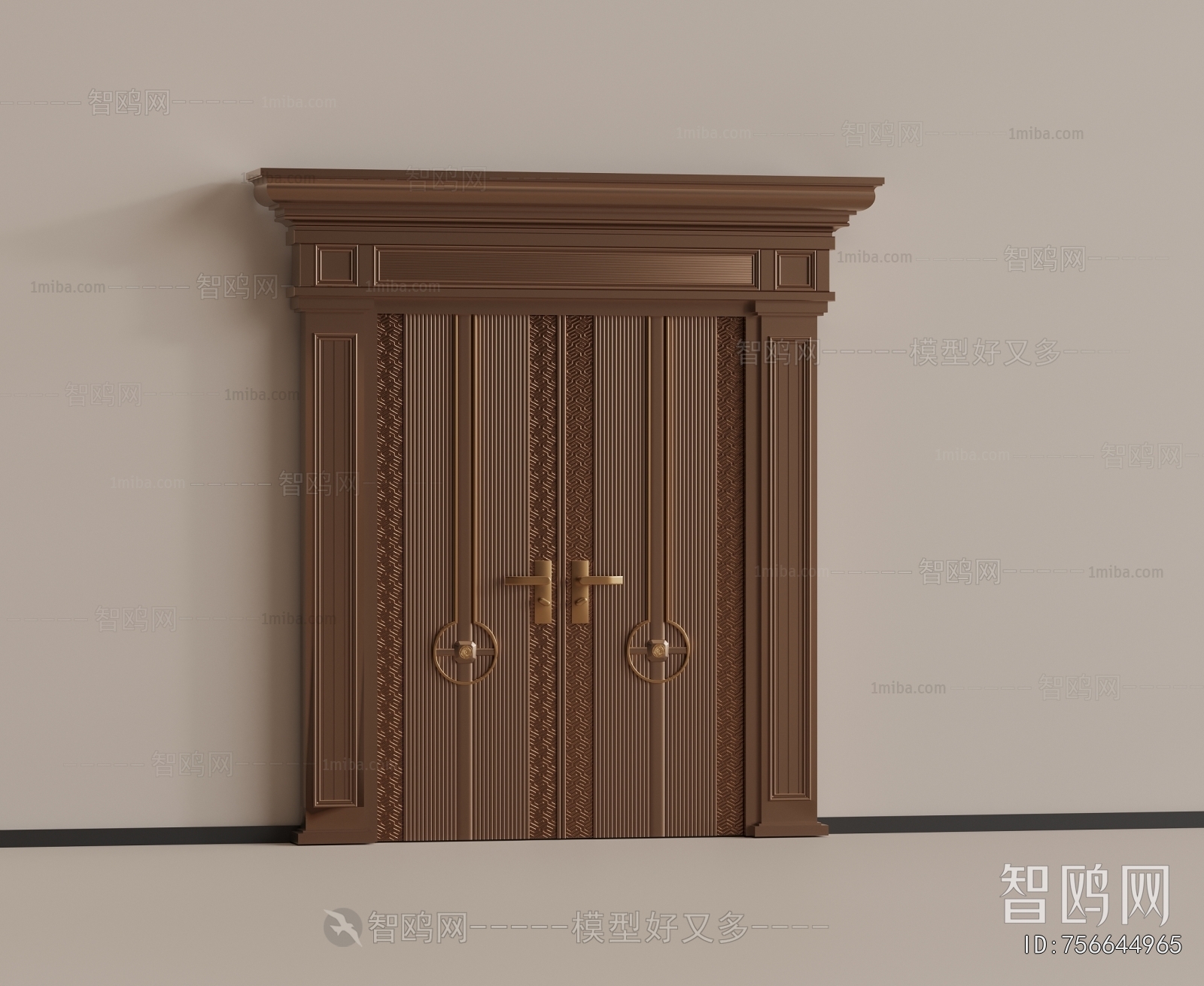 Chinese Style Entrance Door