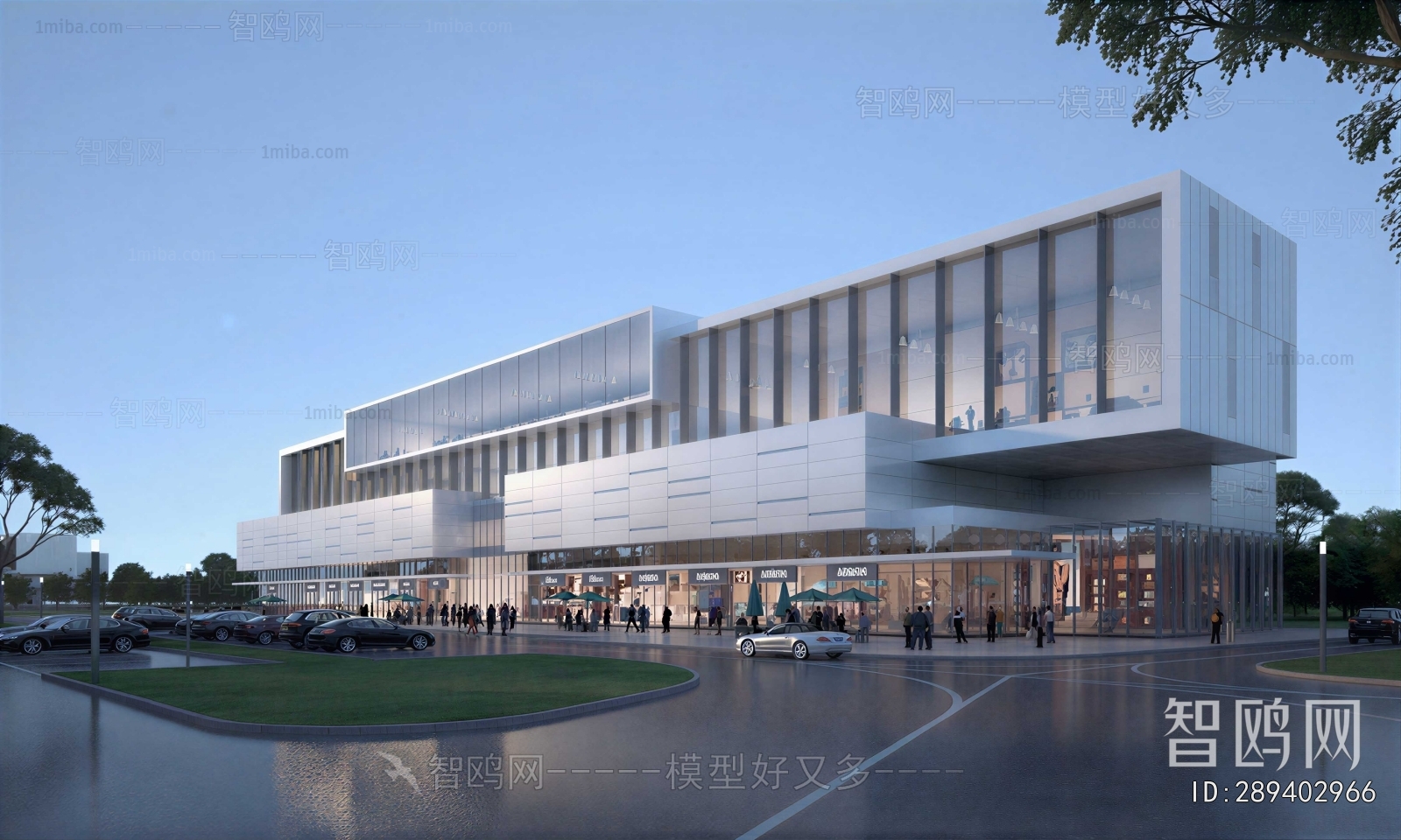 Modern Appearance Of Commercial Building