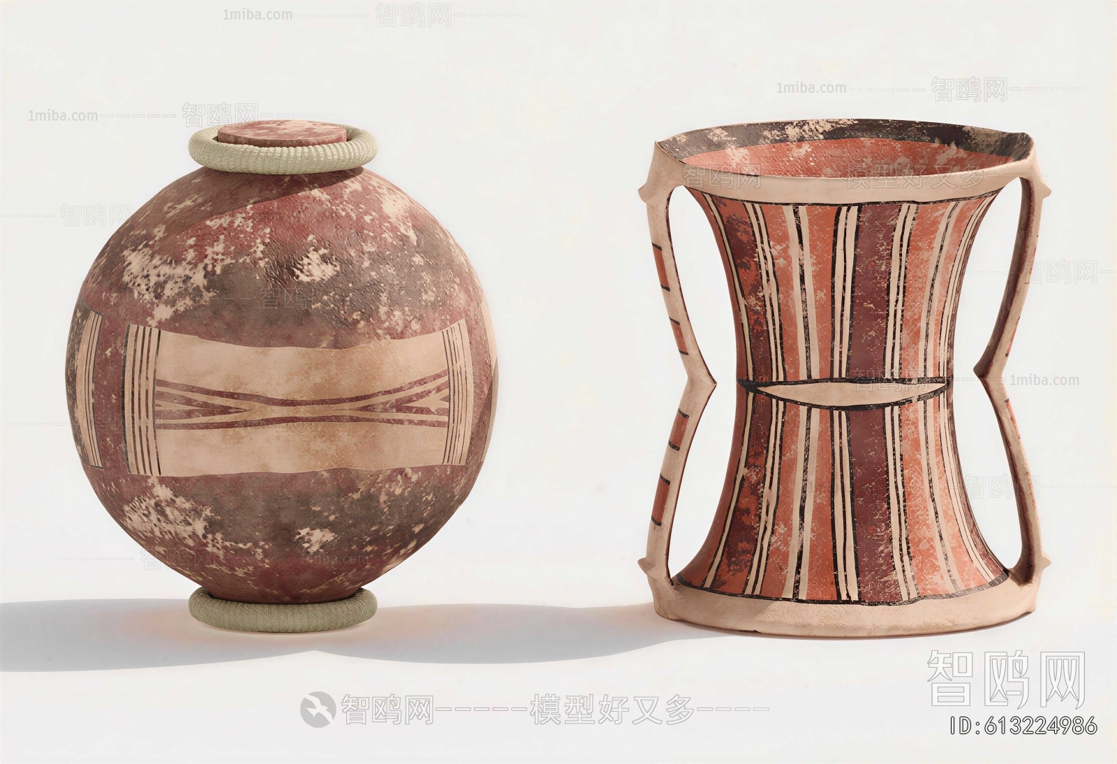 Wabi-sabi Style Clay Pot