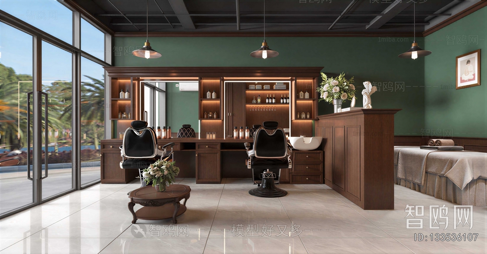 Retro Style Barbershop