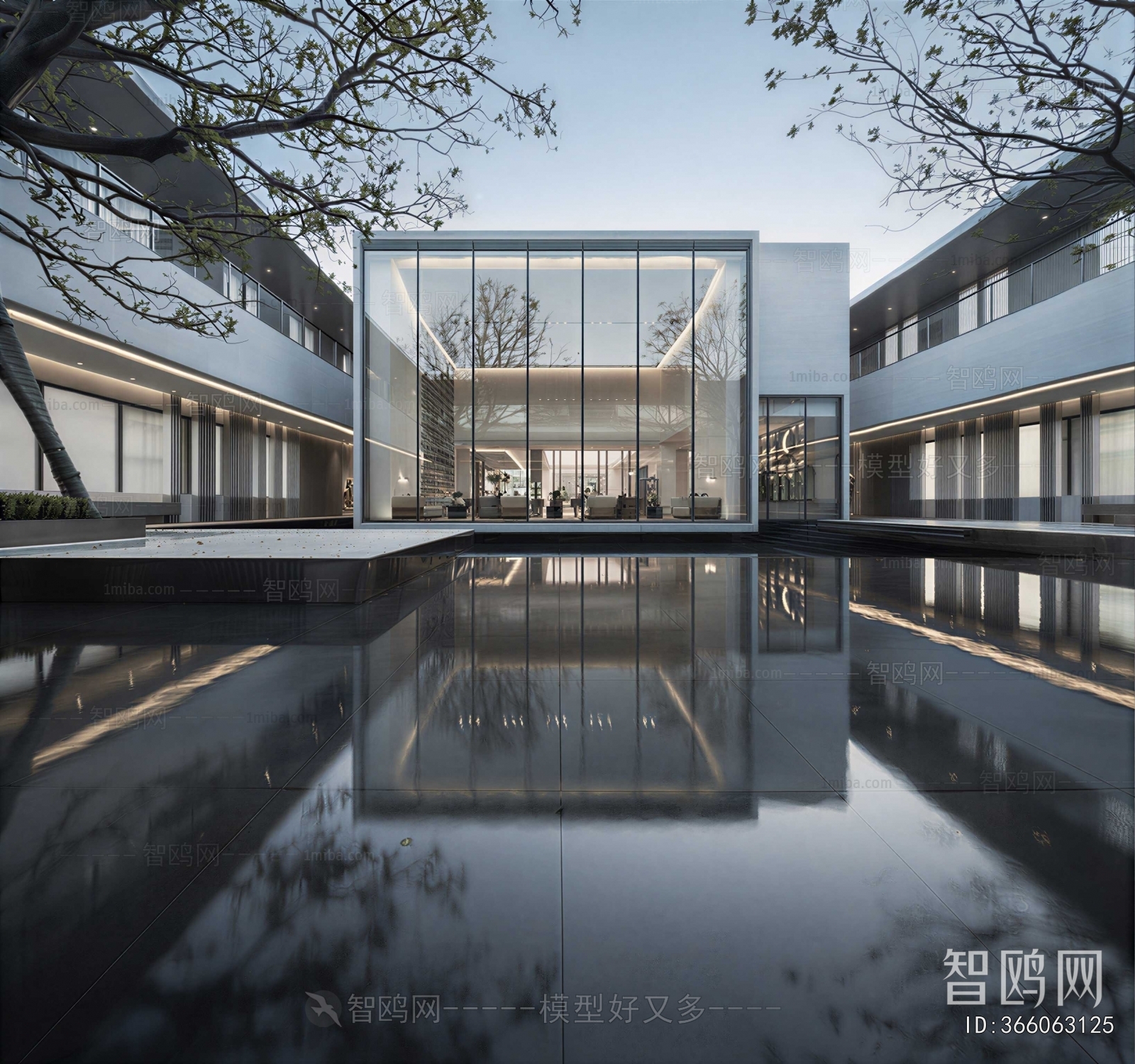 Modern Courtyard/landscape
