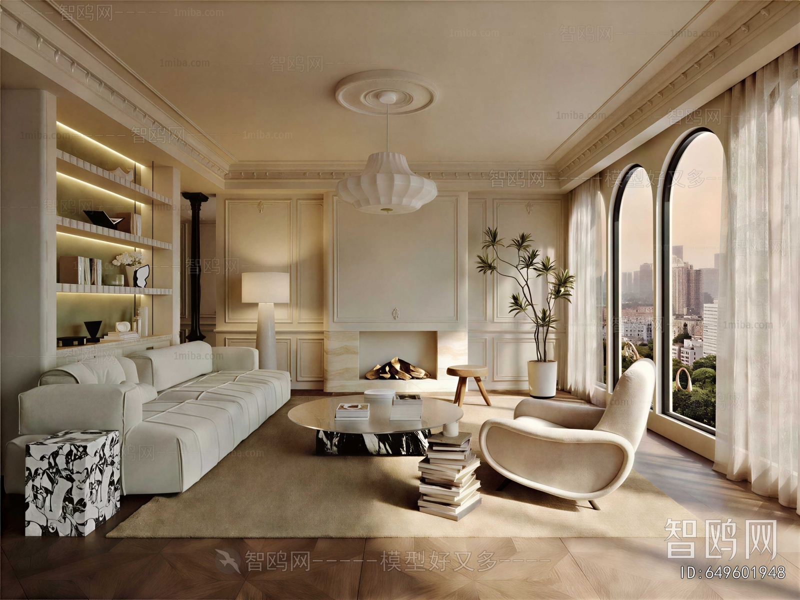 American Style A Living Room