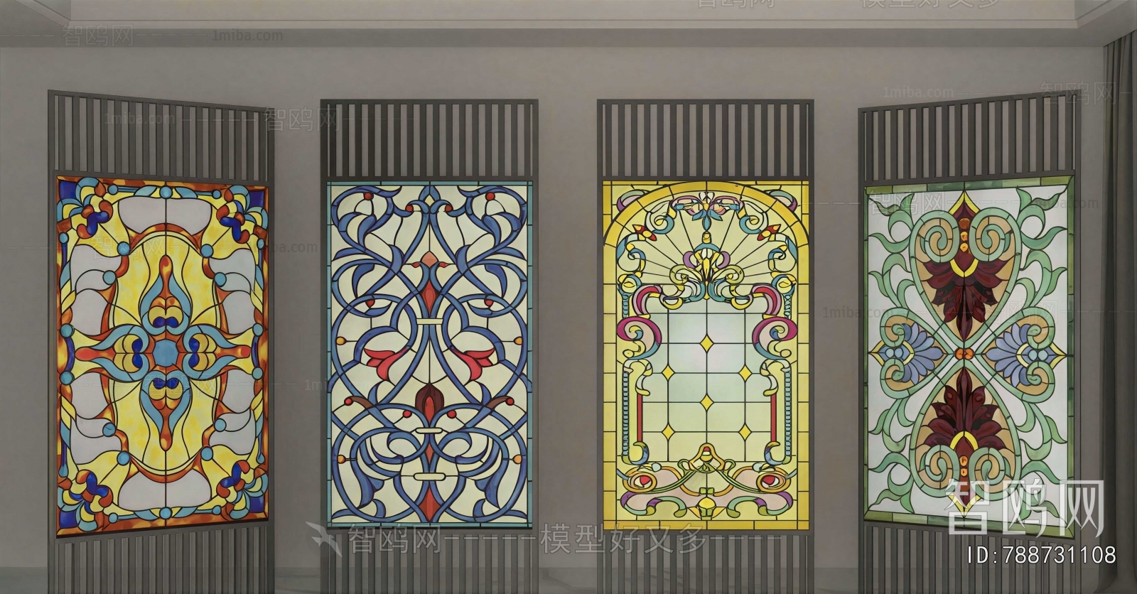 European Style Glass Screen Partition