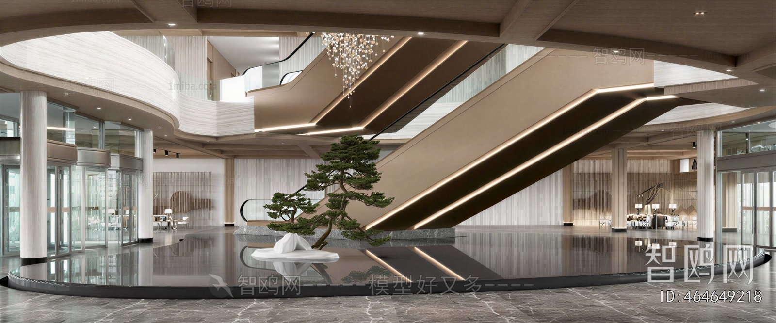 Modern Office Reception Desk