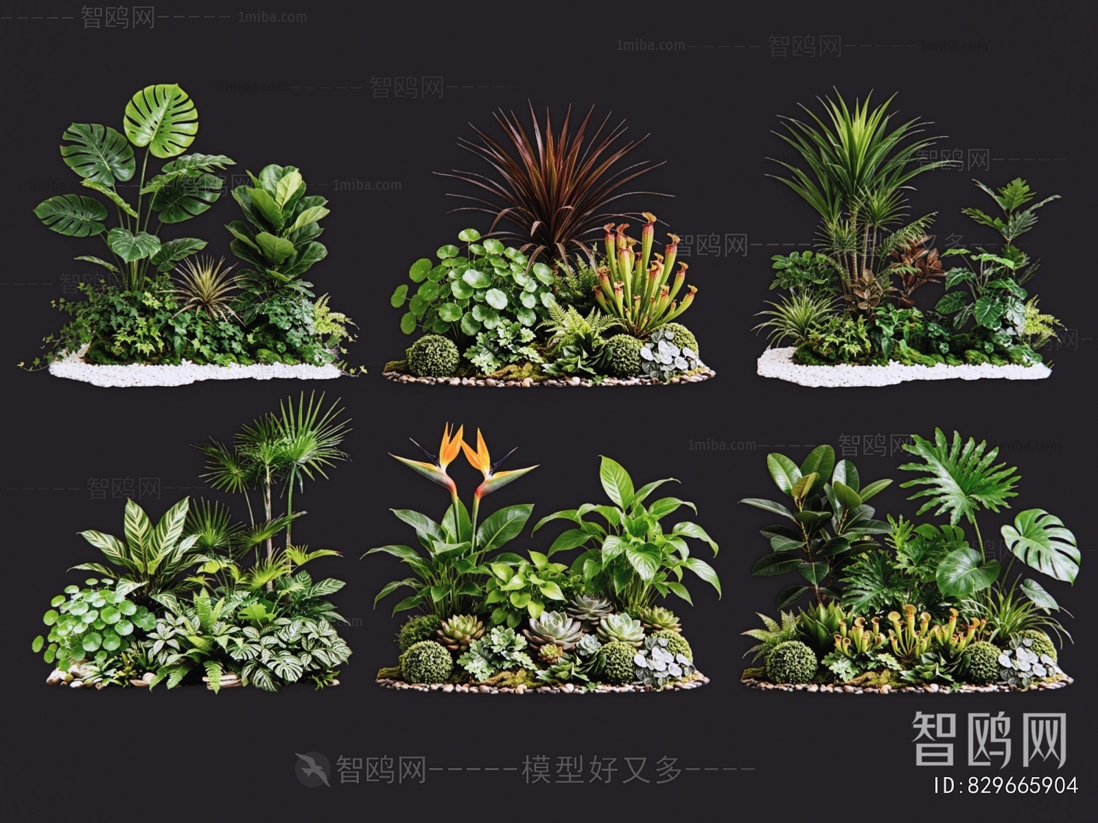 Modern Plant Pile