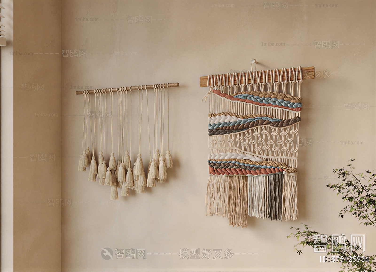 Wabi-sabi Style Wall Decoration