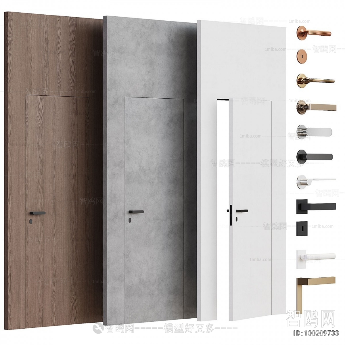 Modern Single Door