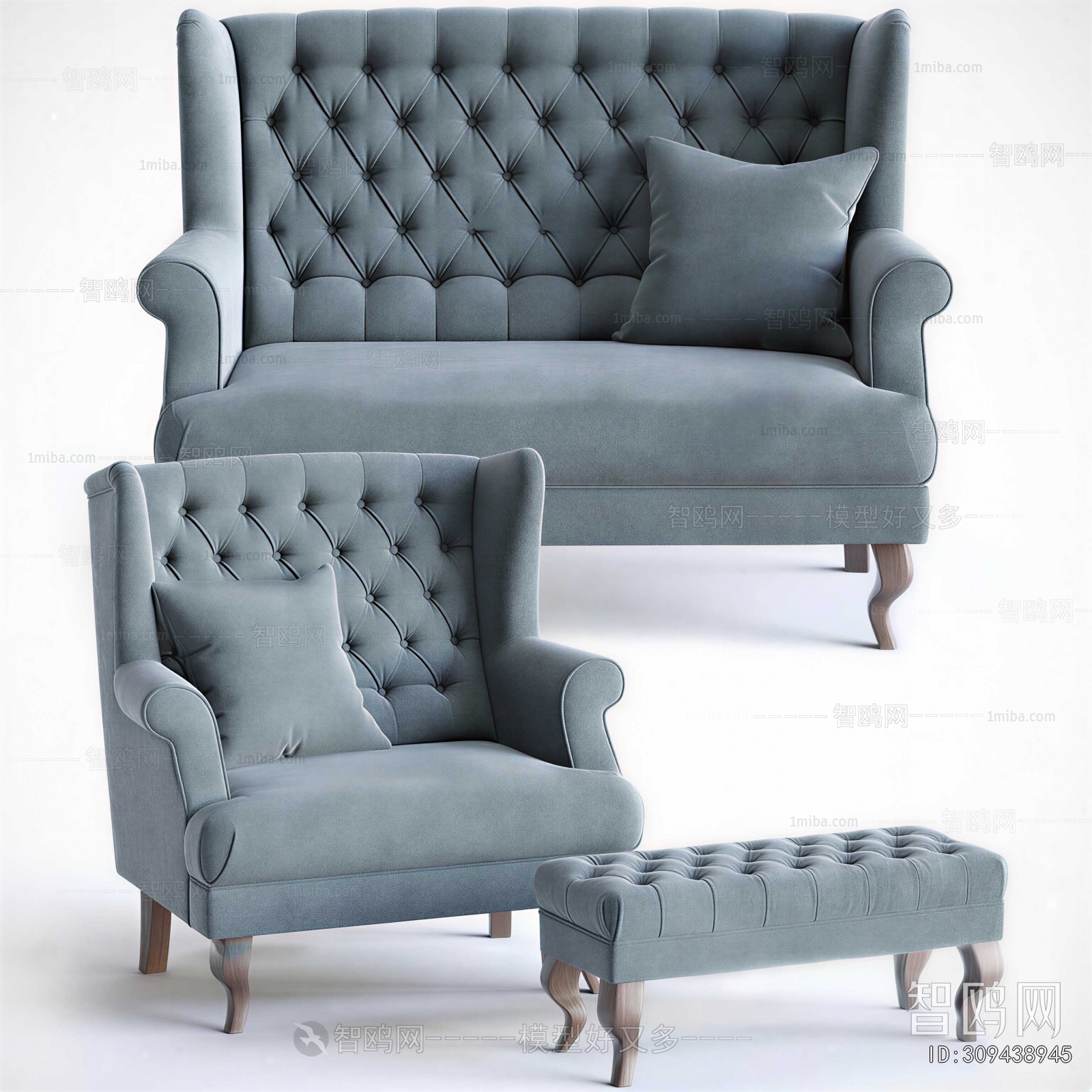 American Style A Sofa For Two