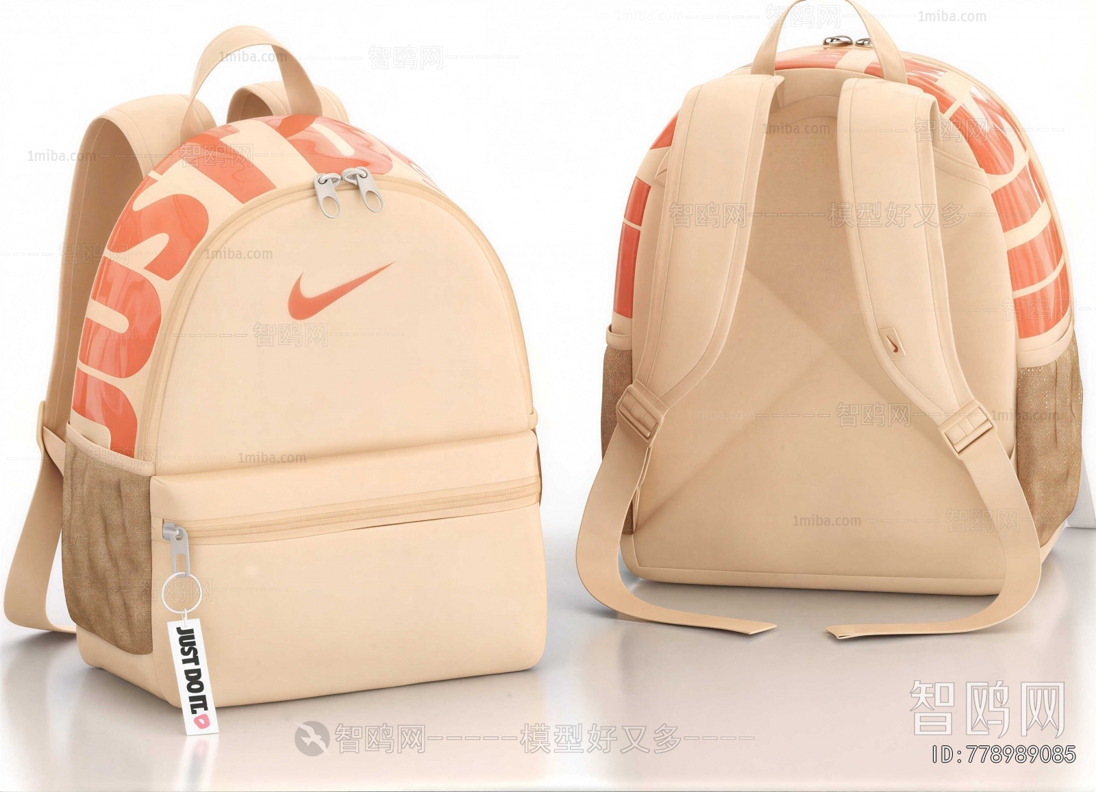 Modern Backpack And Backpack