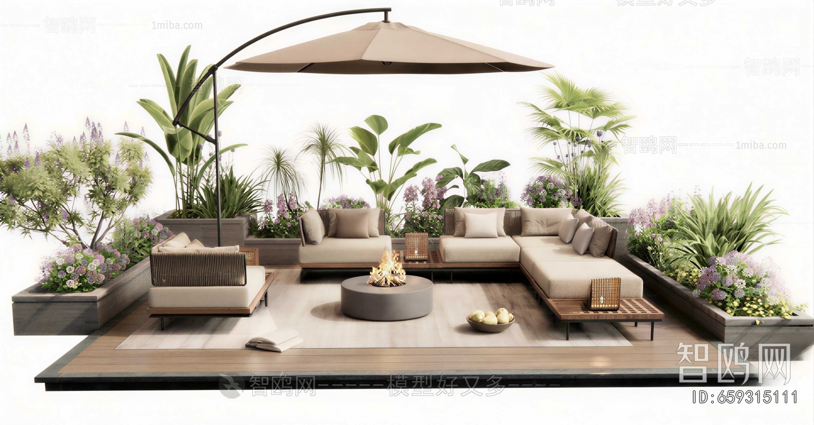 Modern Outdoor Sofa
