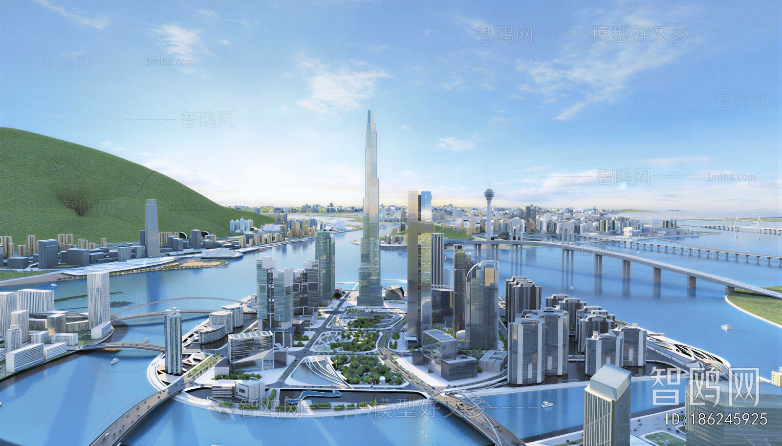 Modern Architectural Bird's-eye View Planning