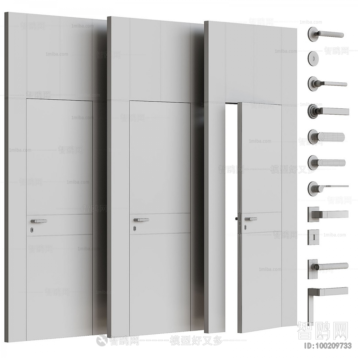 Modern Single Door