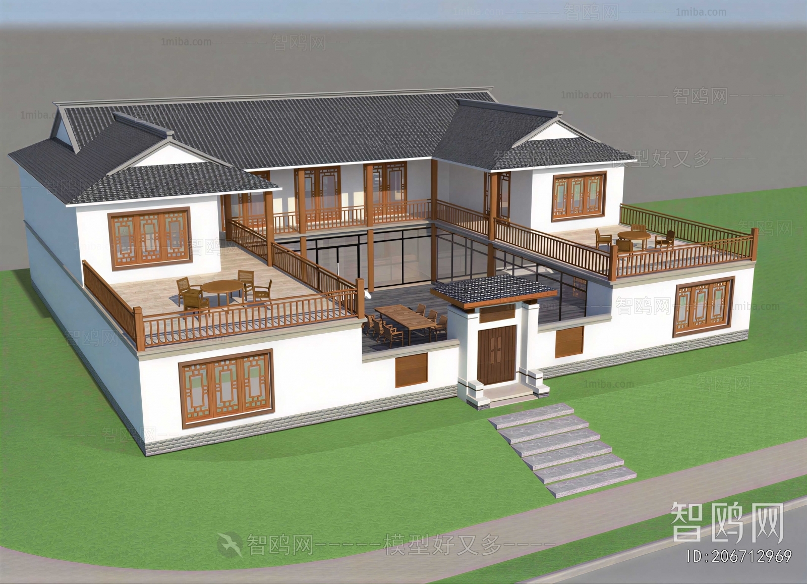 New Chinese Style Residential Building