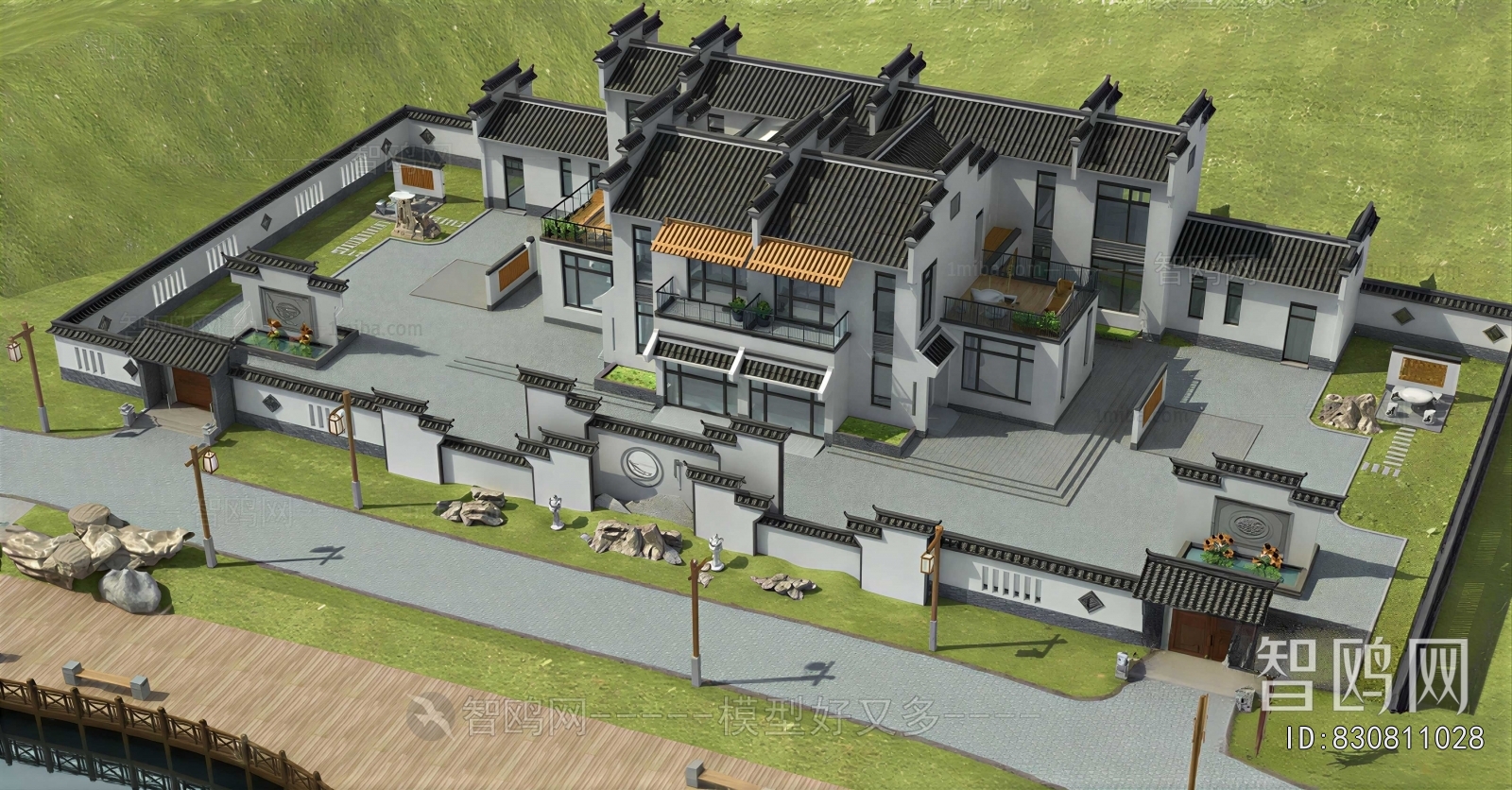 Chinese Style Ancient Architectural Buildings