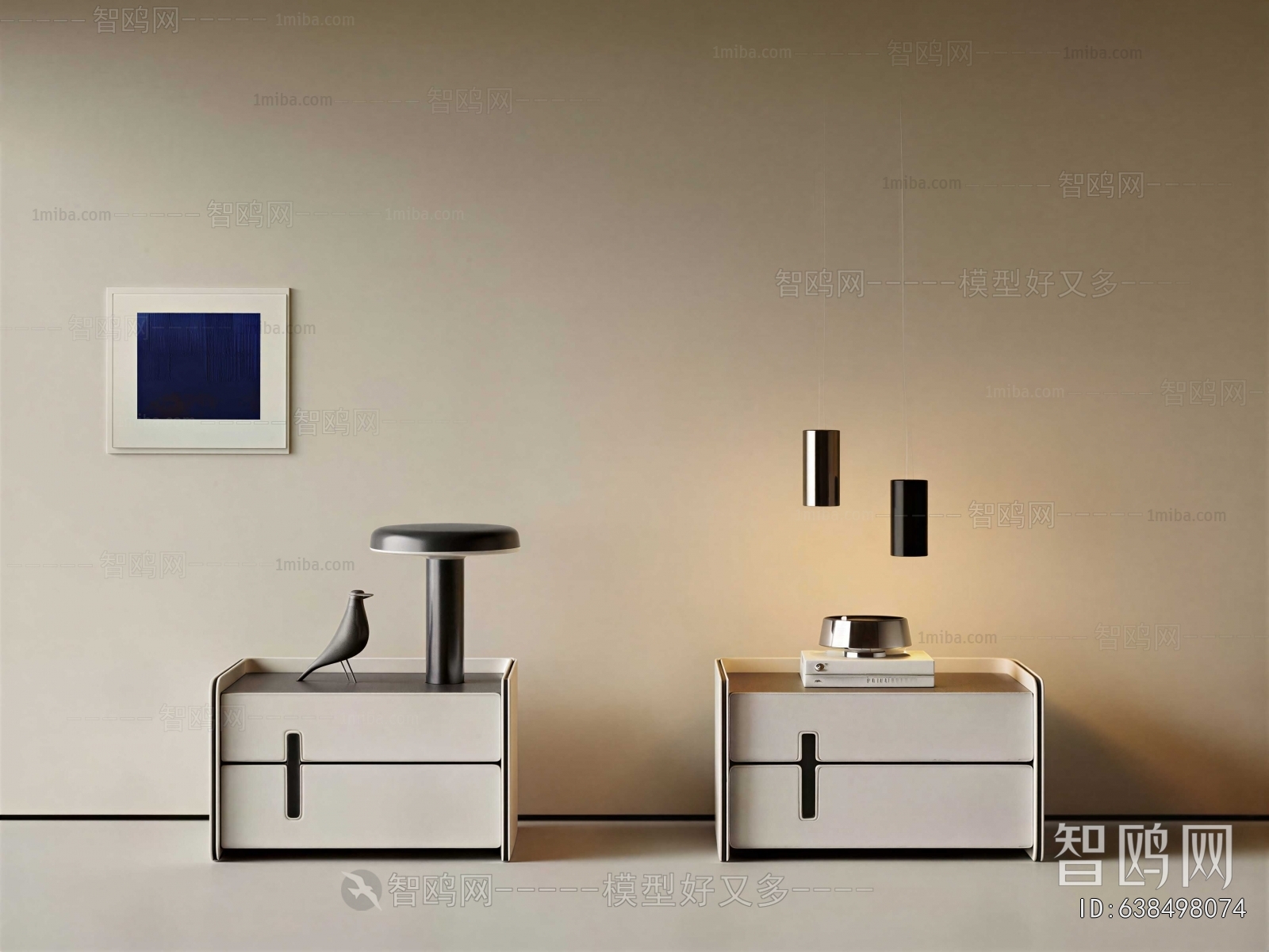 Modern Bedside Cupboard