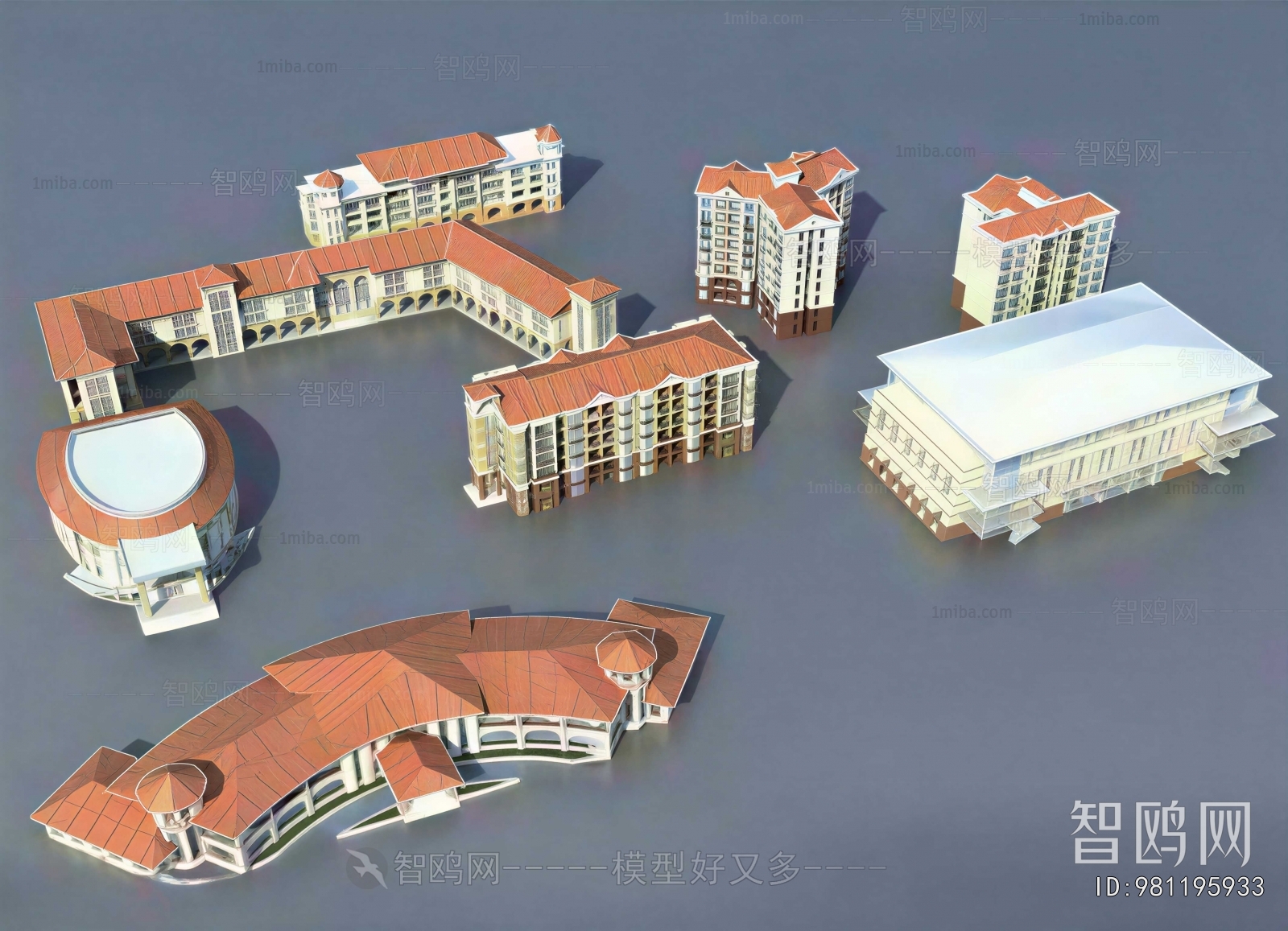 Simple European Style Residential Building