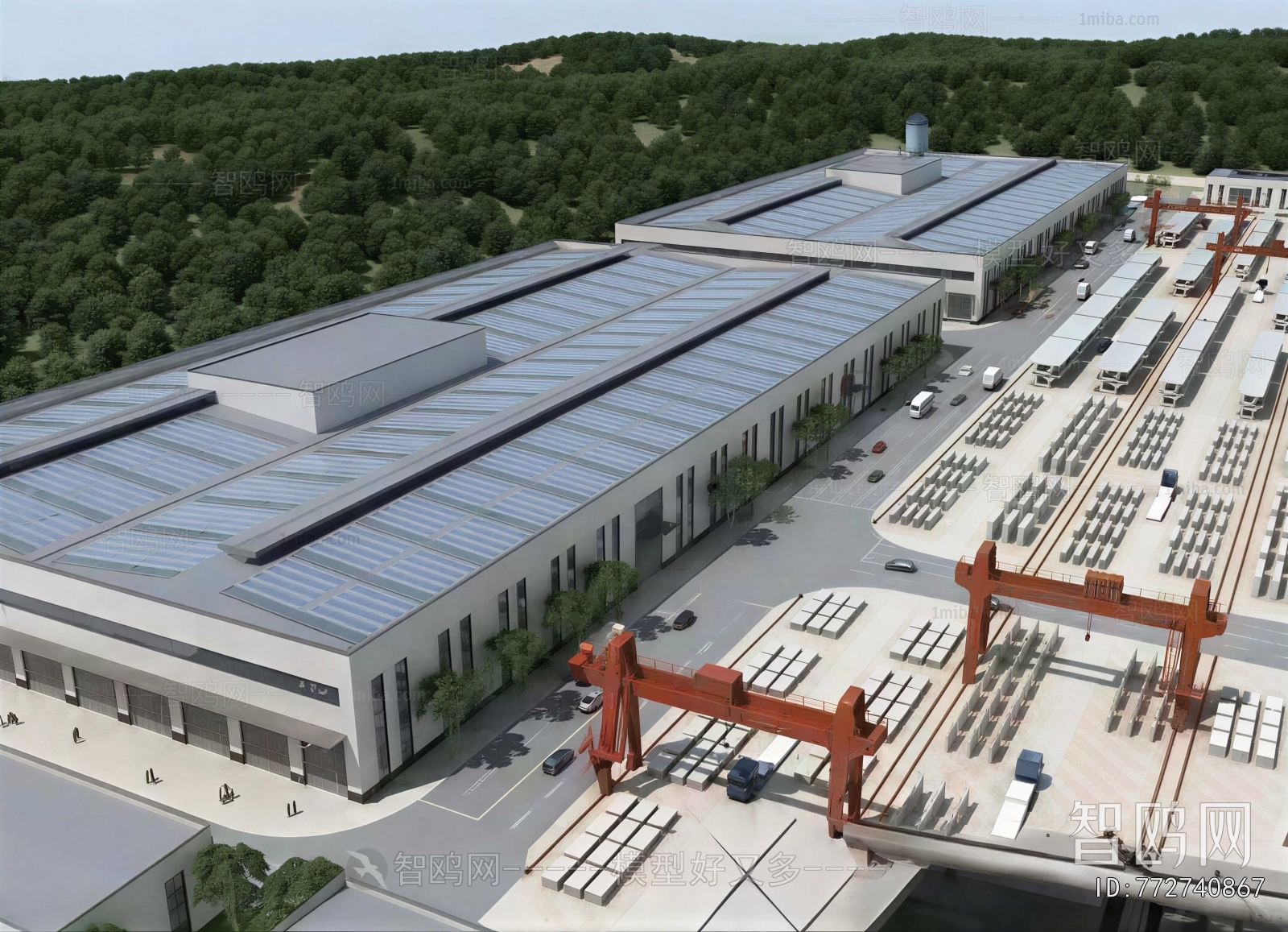 Modern Industrial Building