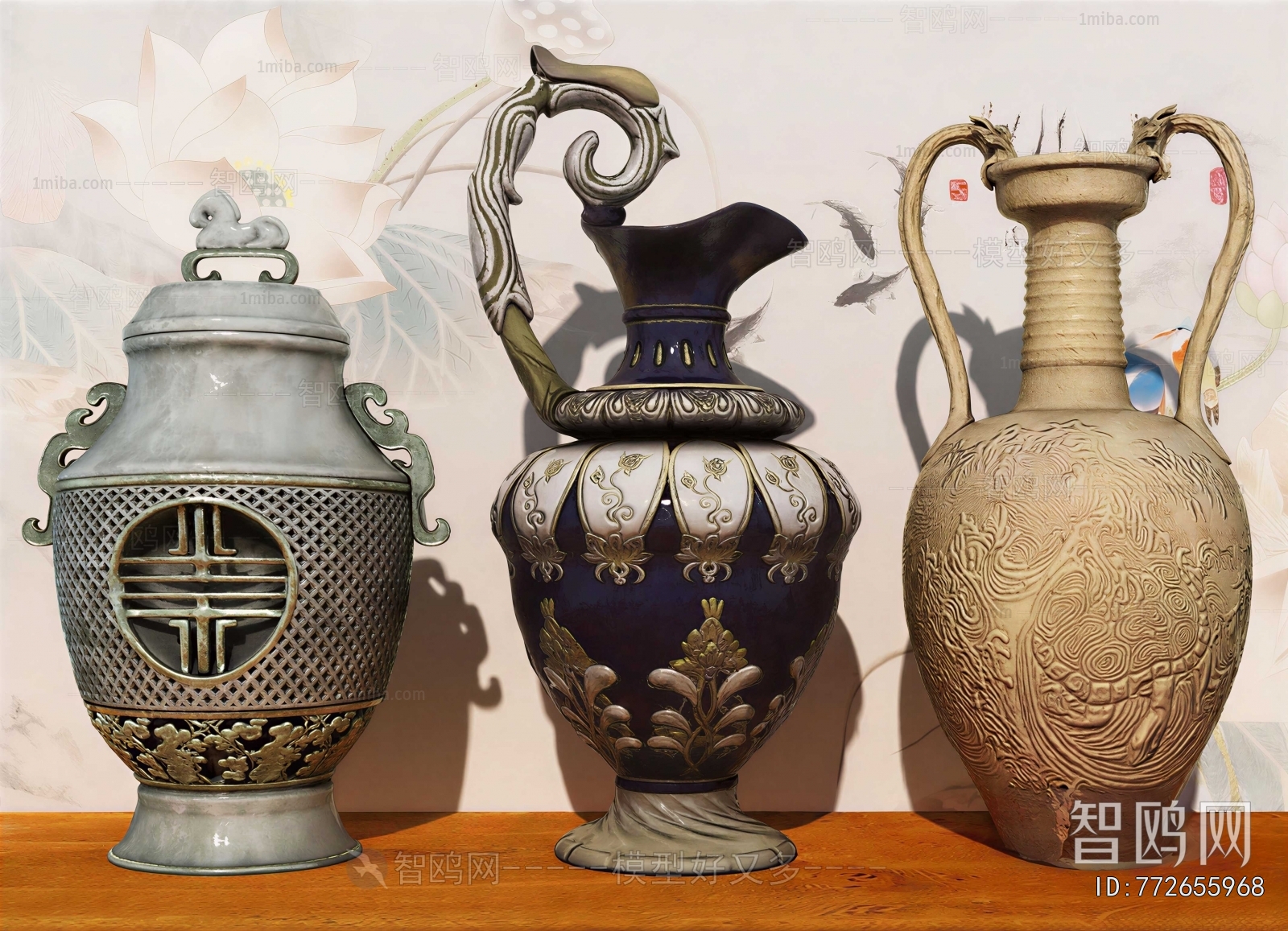 New Chinese Style Decorative Set