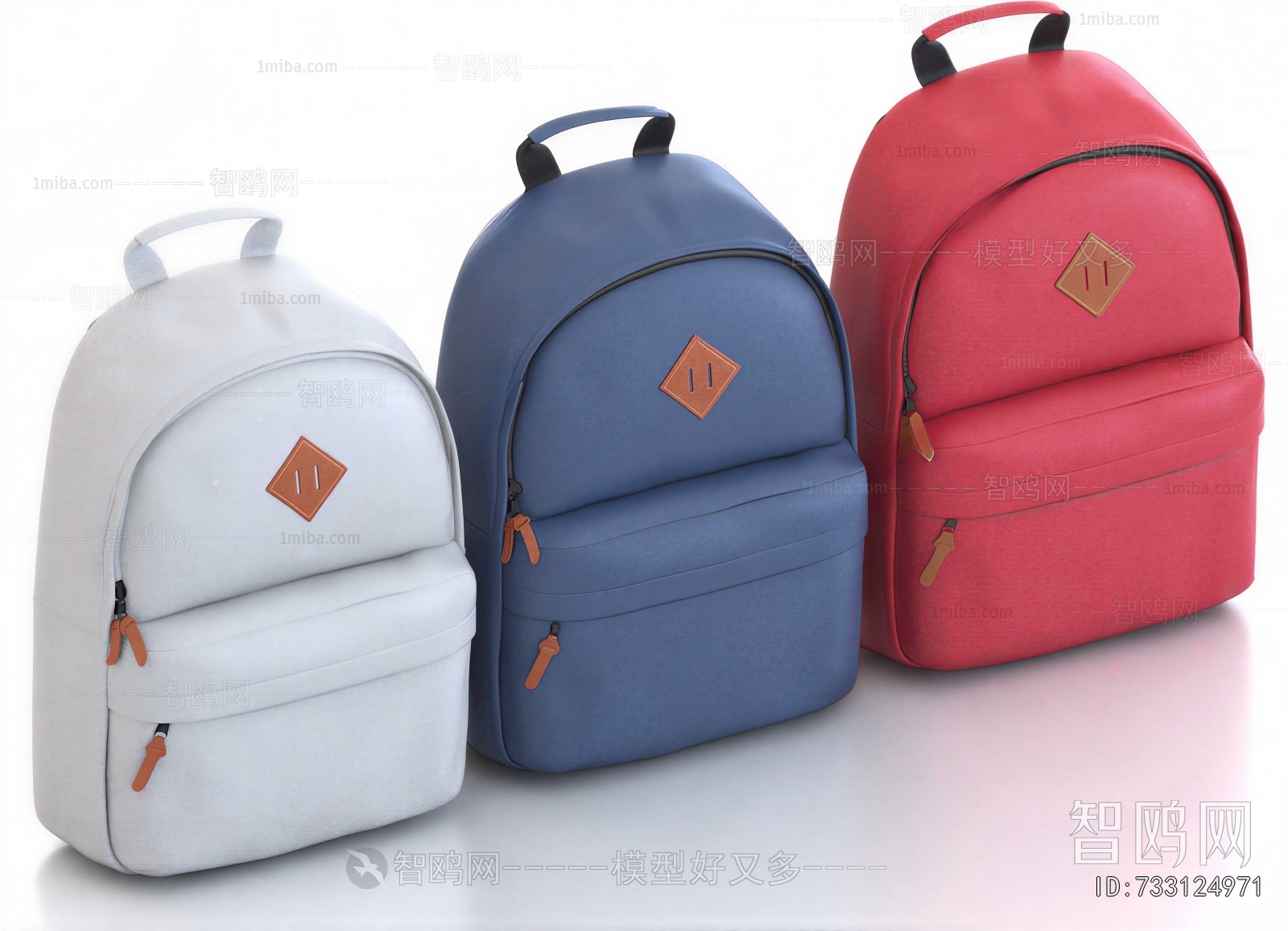 Modern Backpack And Backpack