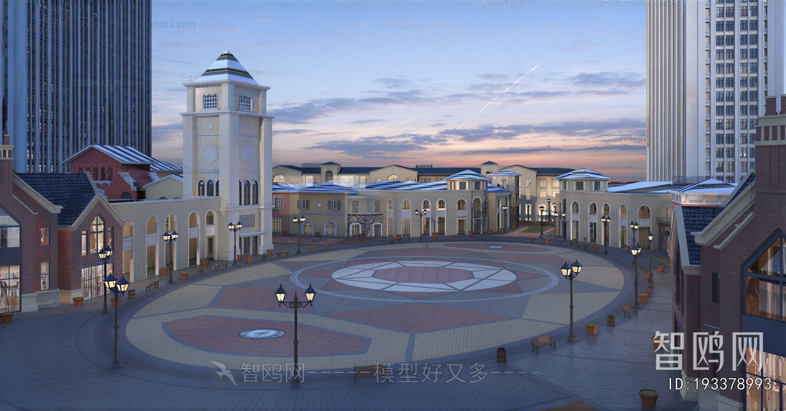 European Style Park Landscape