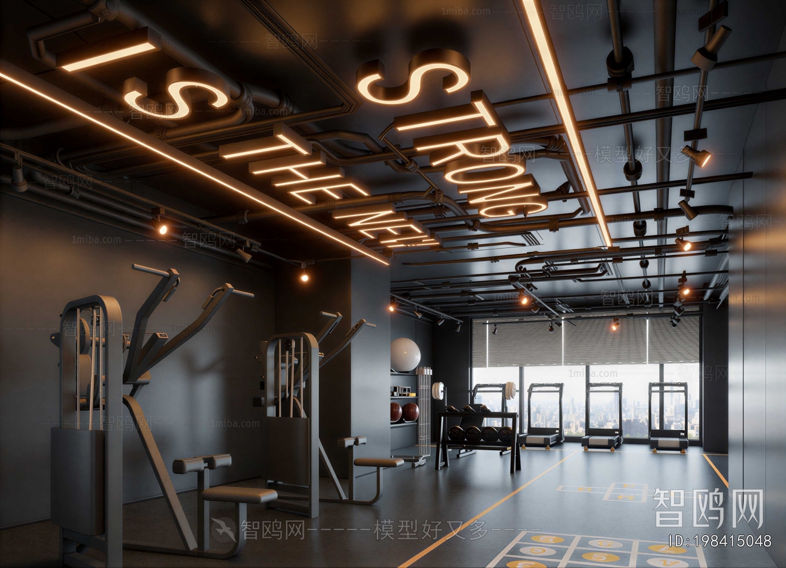 Industrial Style Gym