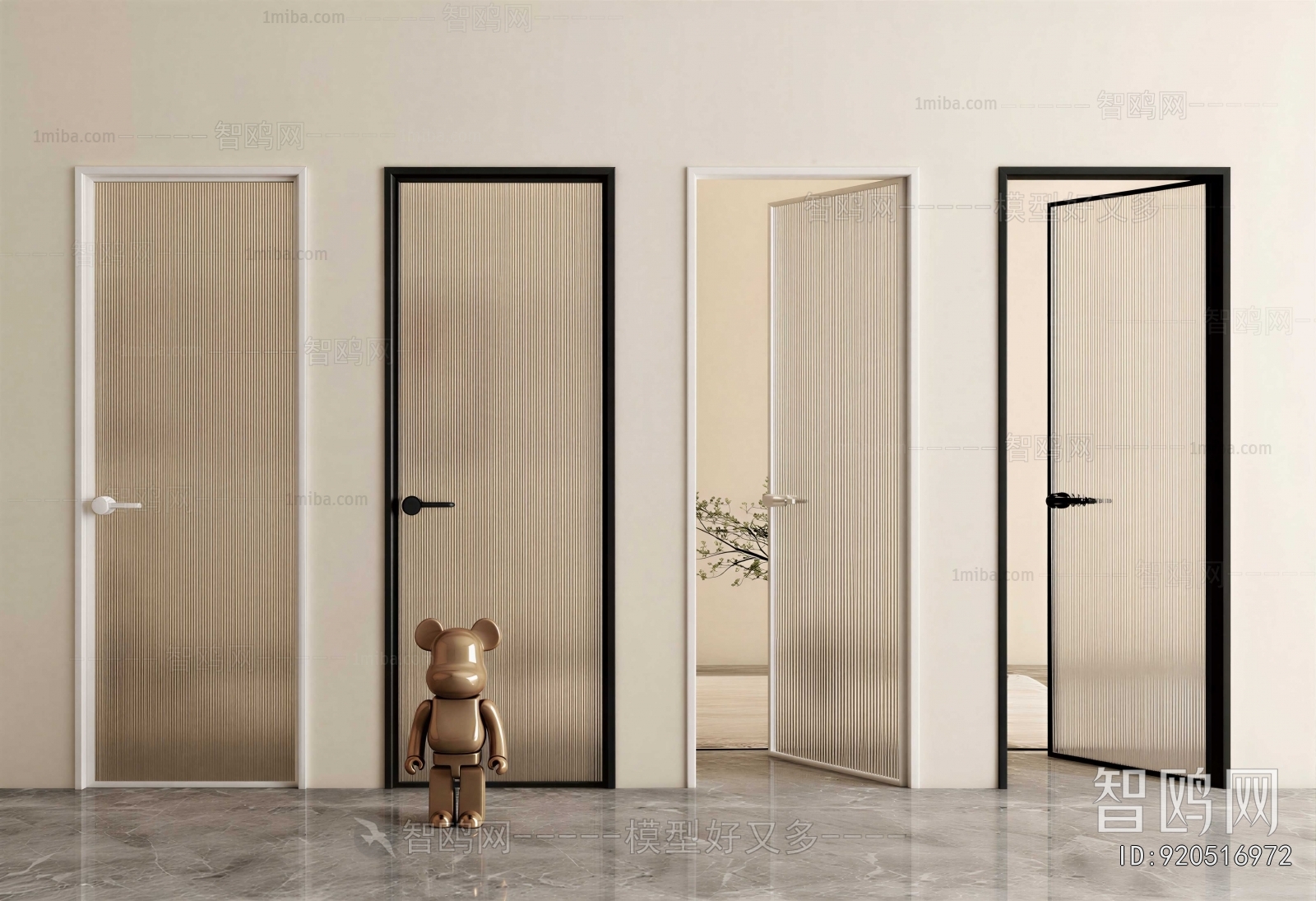 Modern Single Door