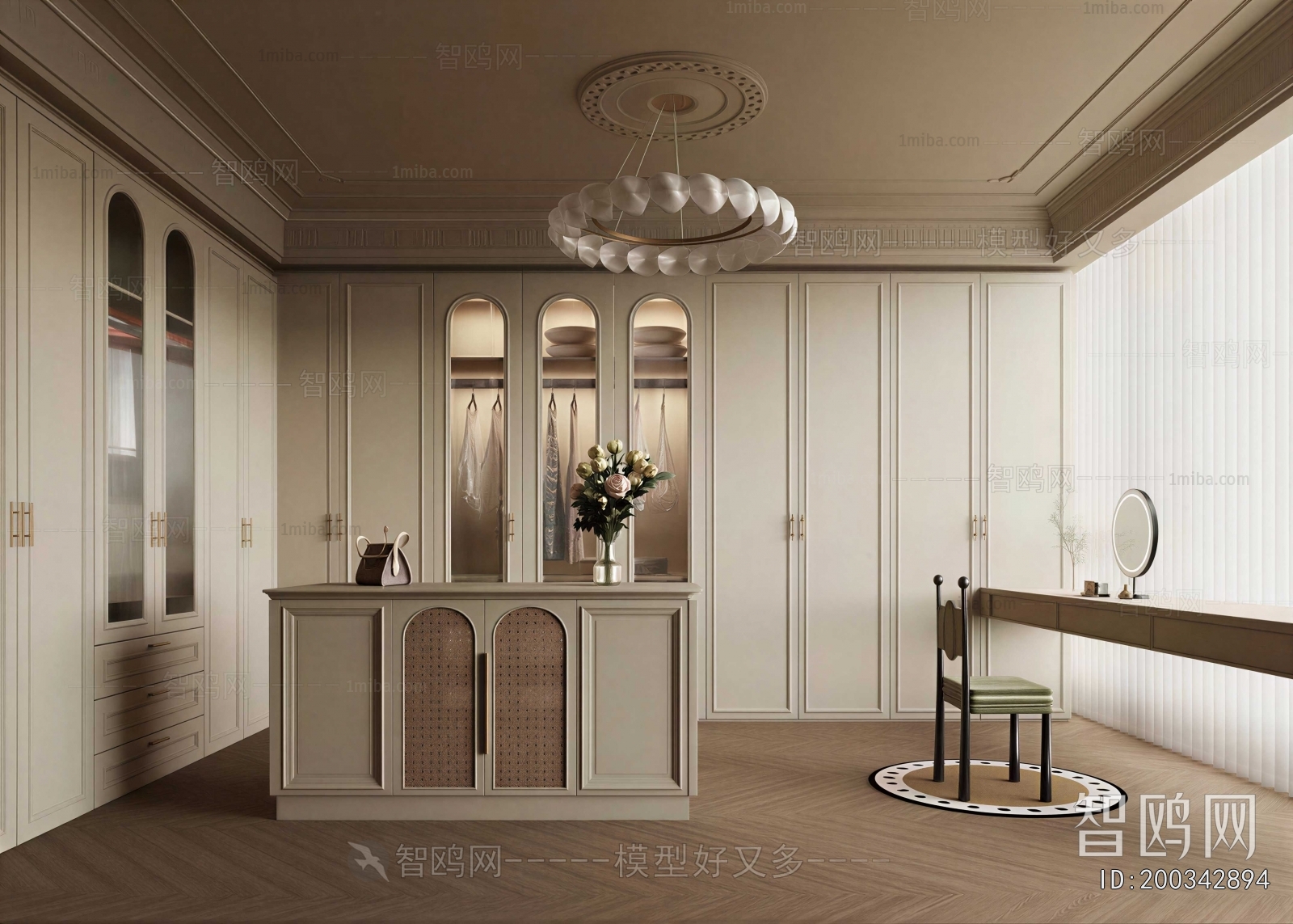 Modern Clothes Storage Area
