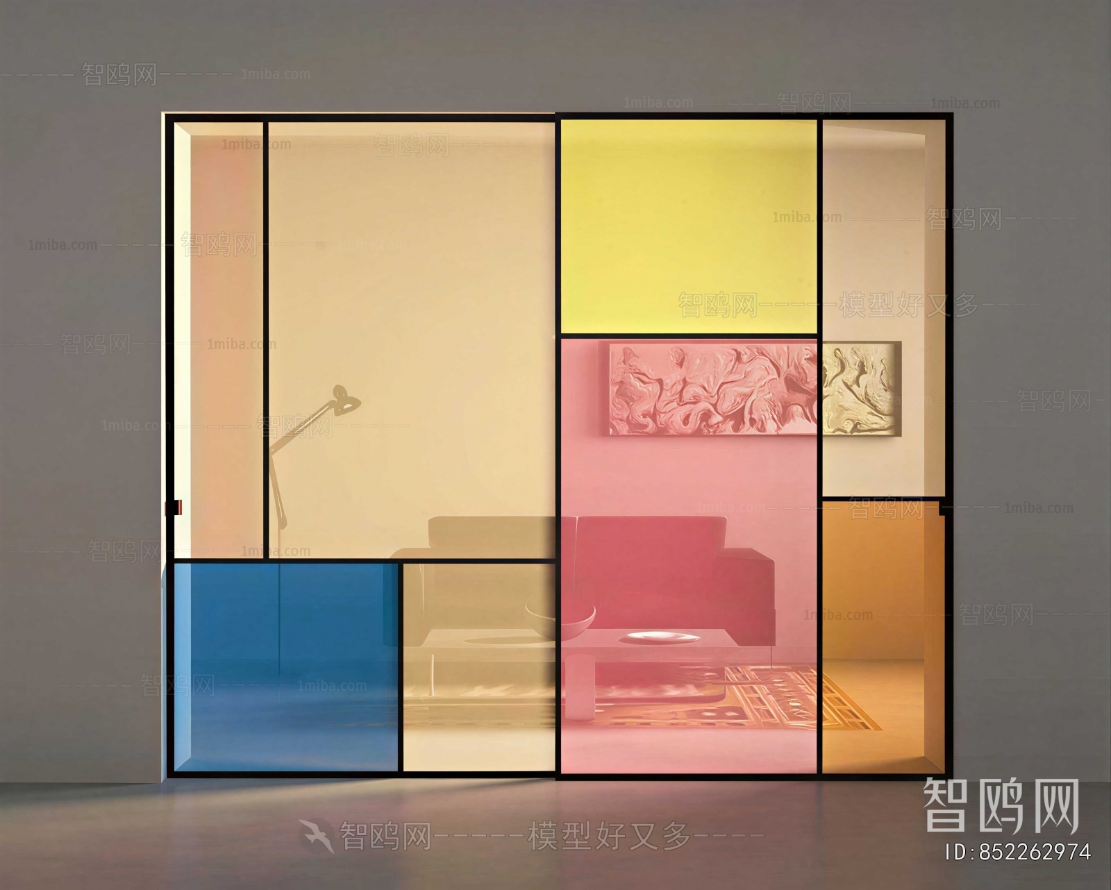 Modern Glass Screen Partition