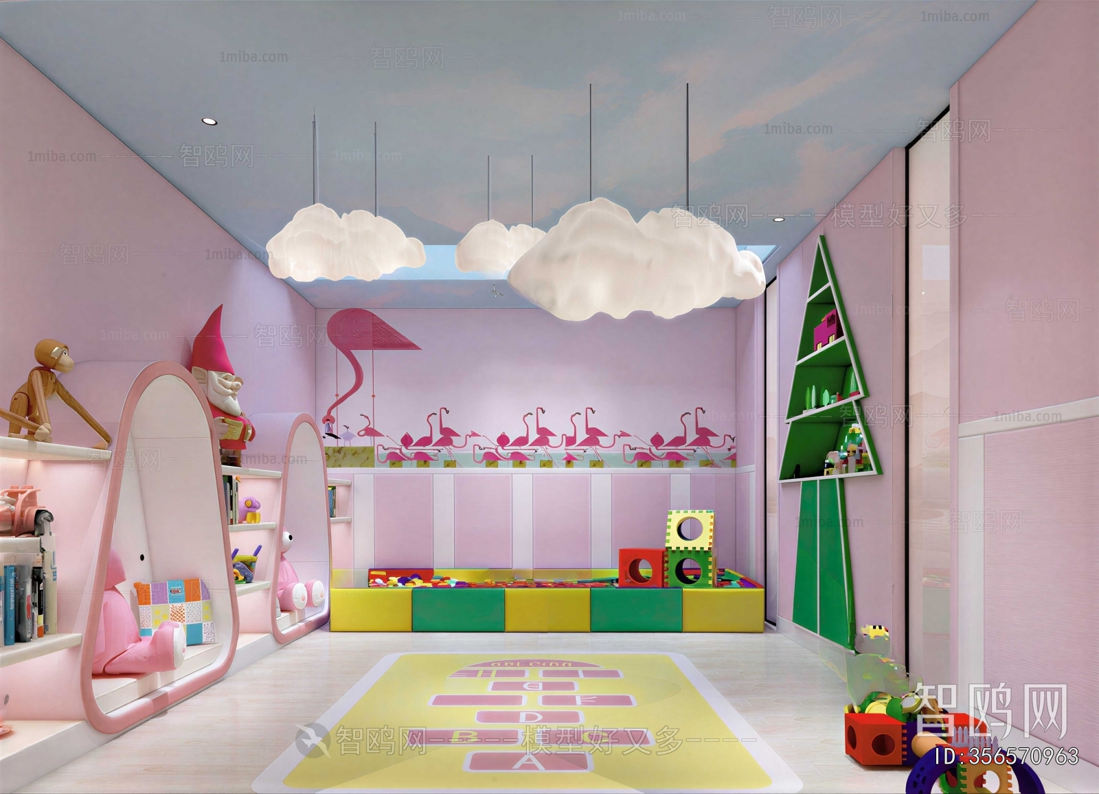 Modern Children's Playroom