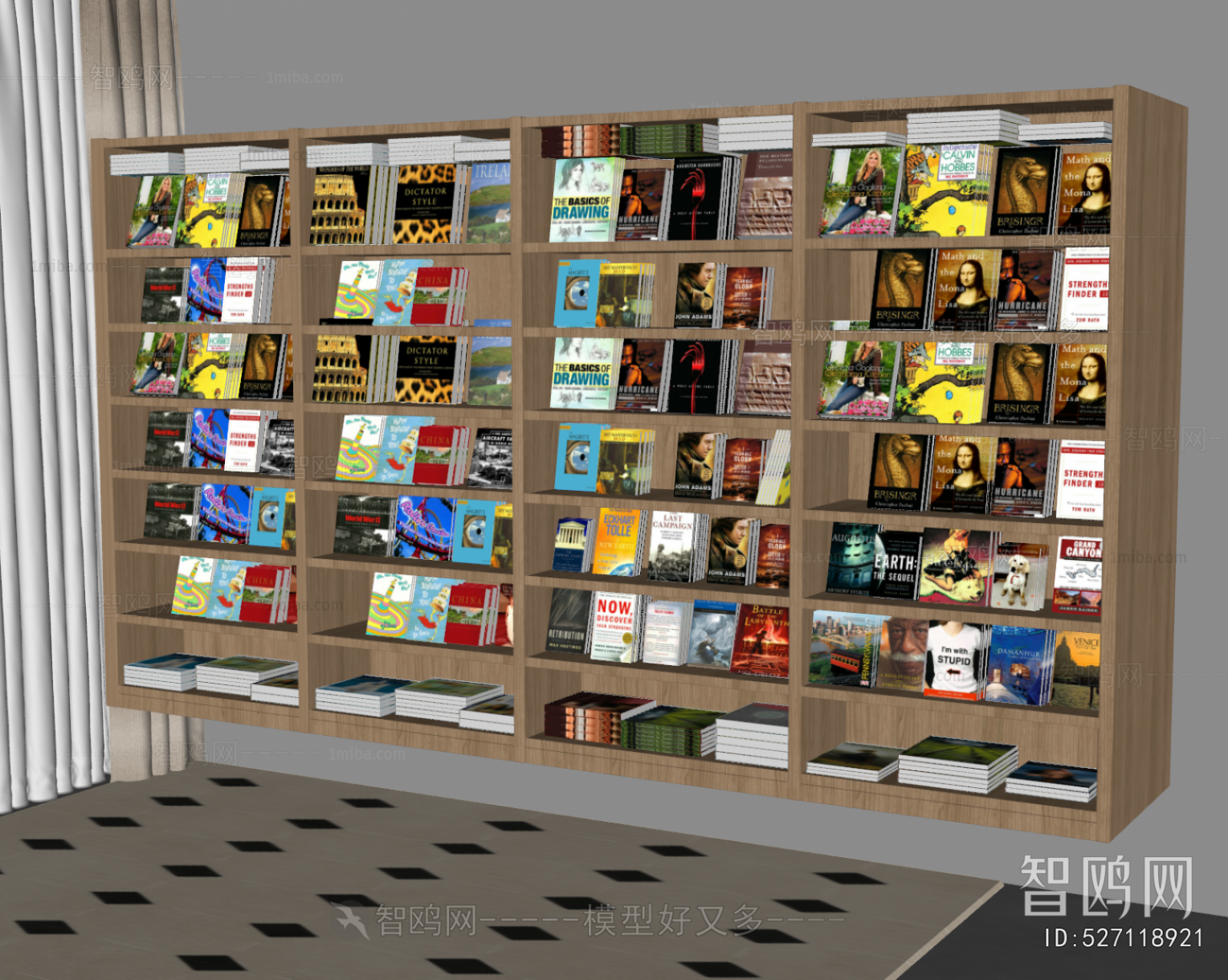 Modern Supermarket Shelf