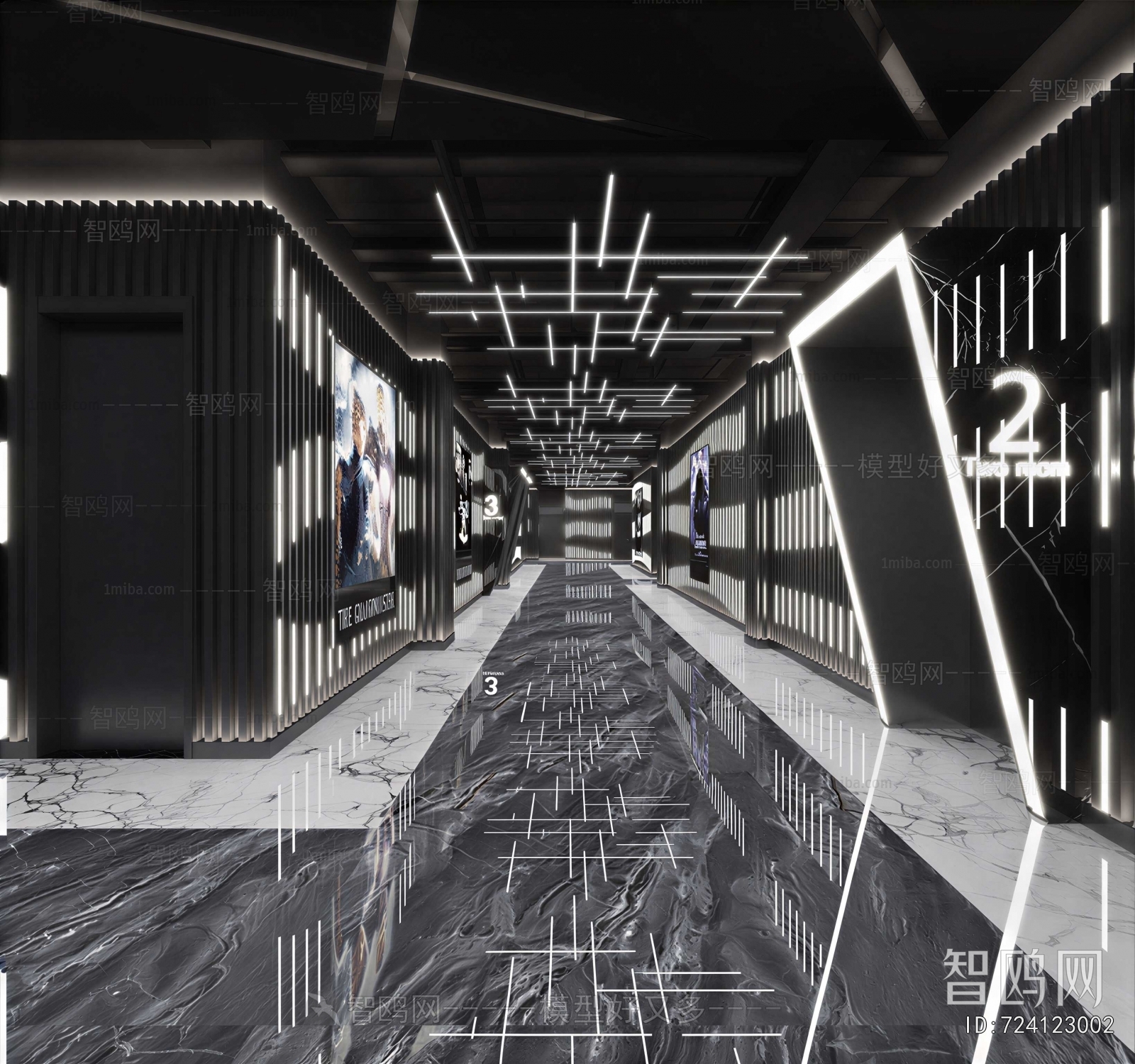 Modern Corridor/elevator Hall