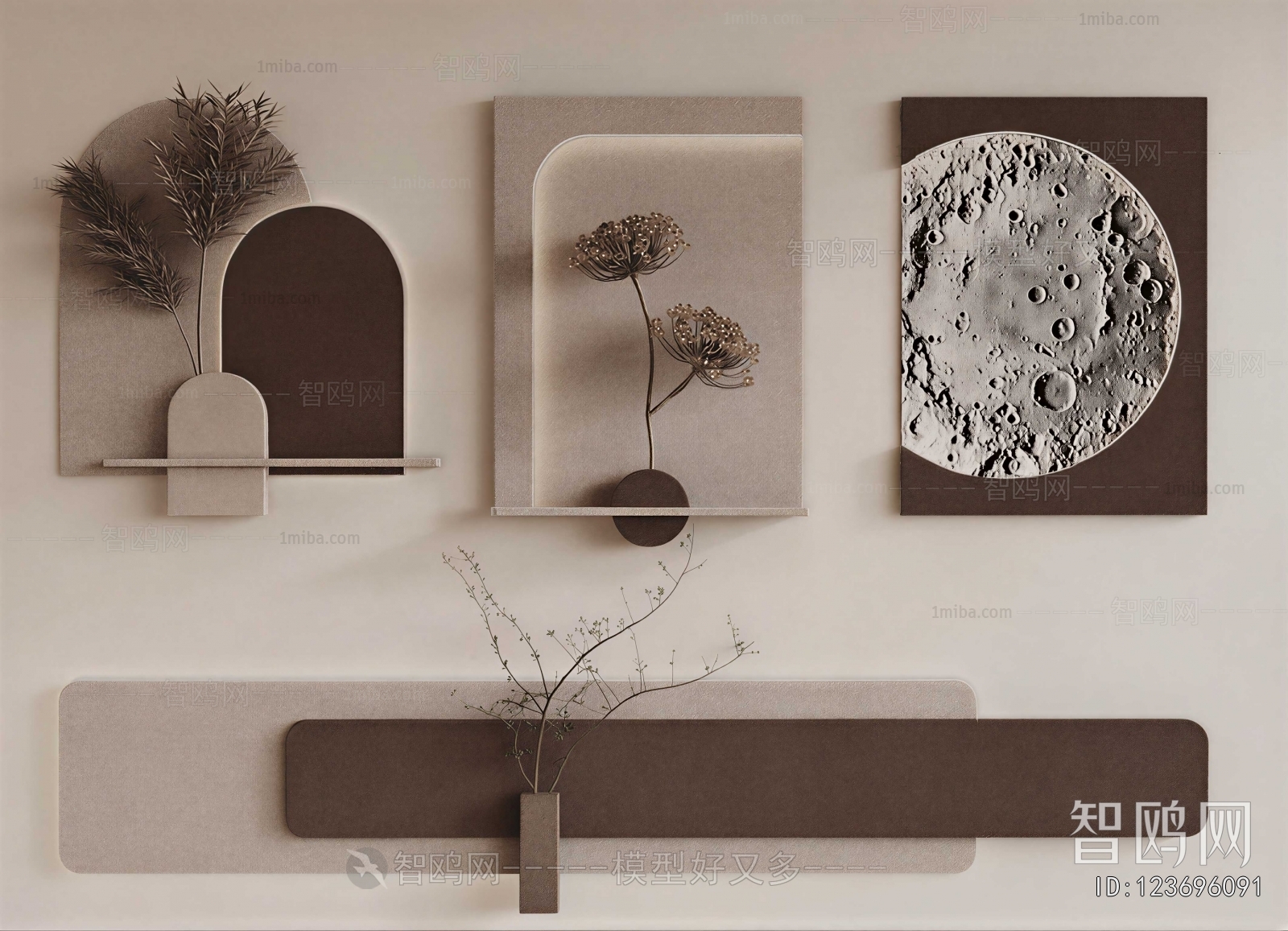 Wabi-sabi Style Wall Decoration