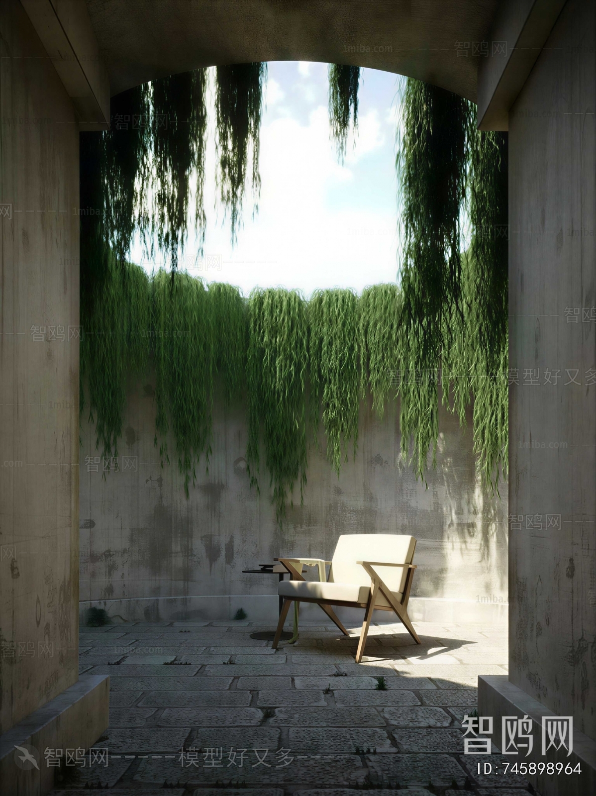 Modern Courtyard/landscape