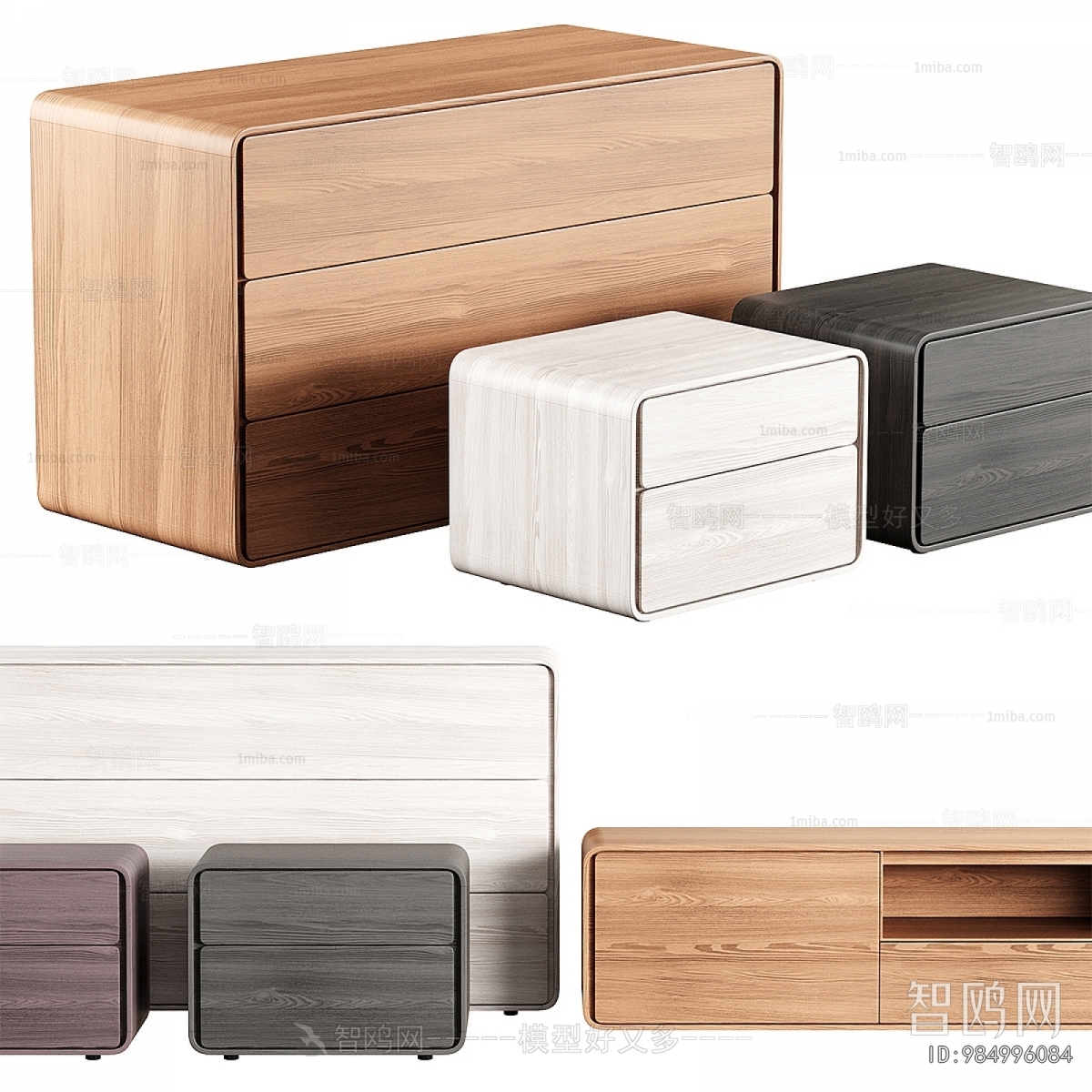 Modern Bedside Cupboard