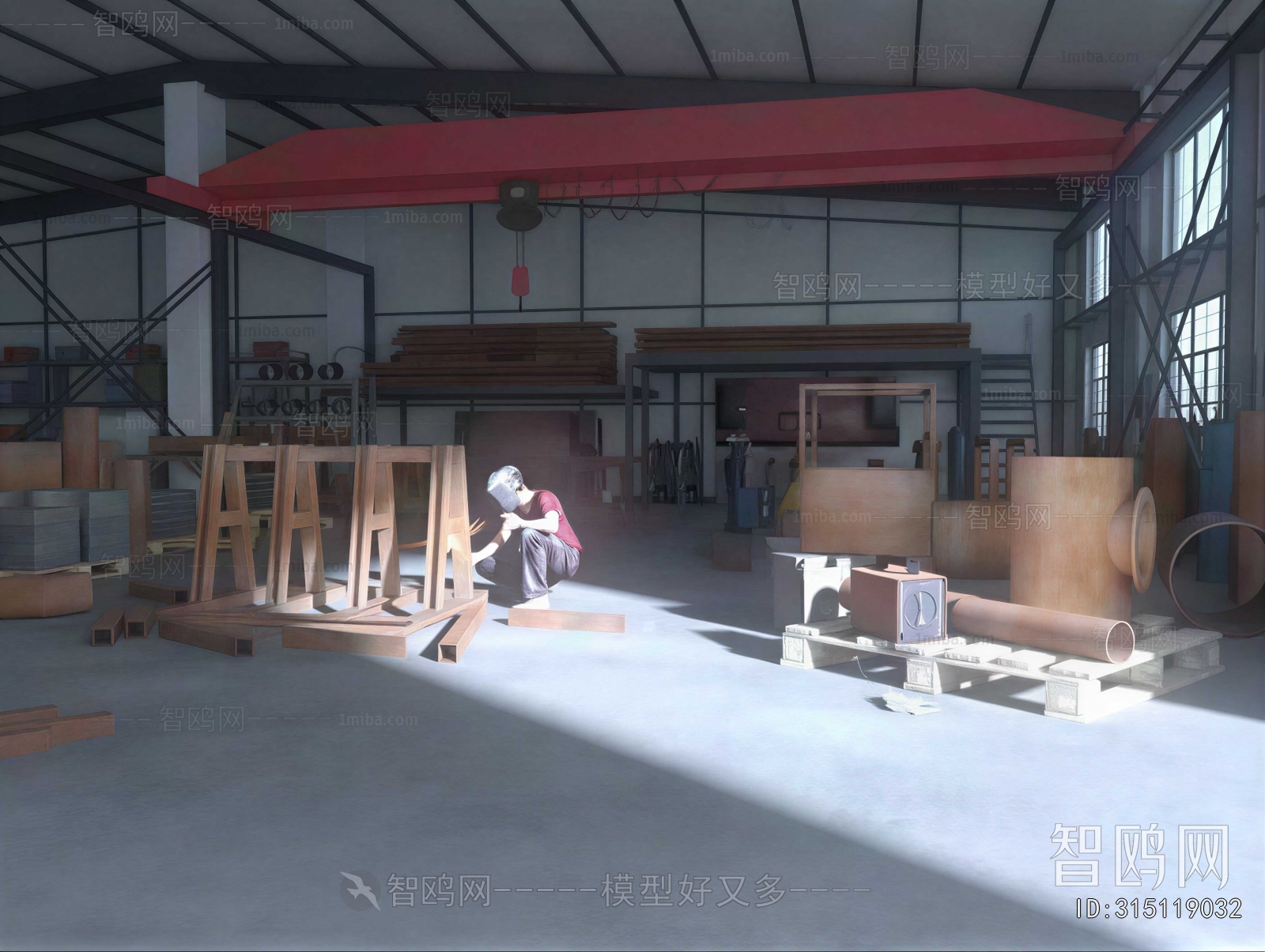 Modern Factory Floor/warehouse